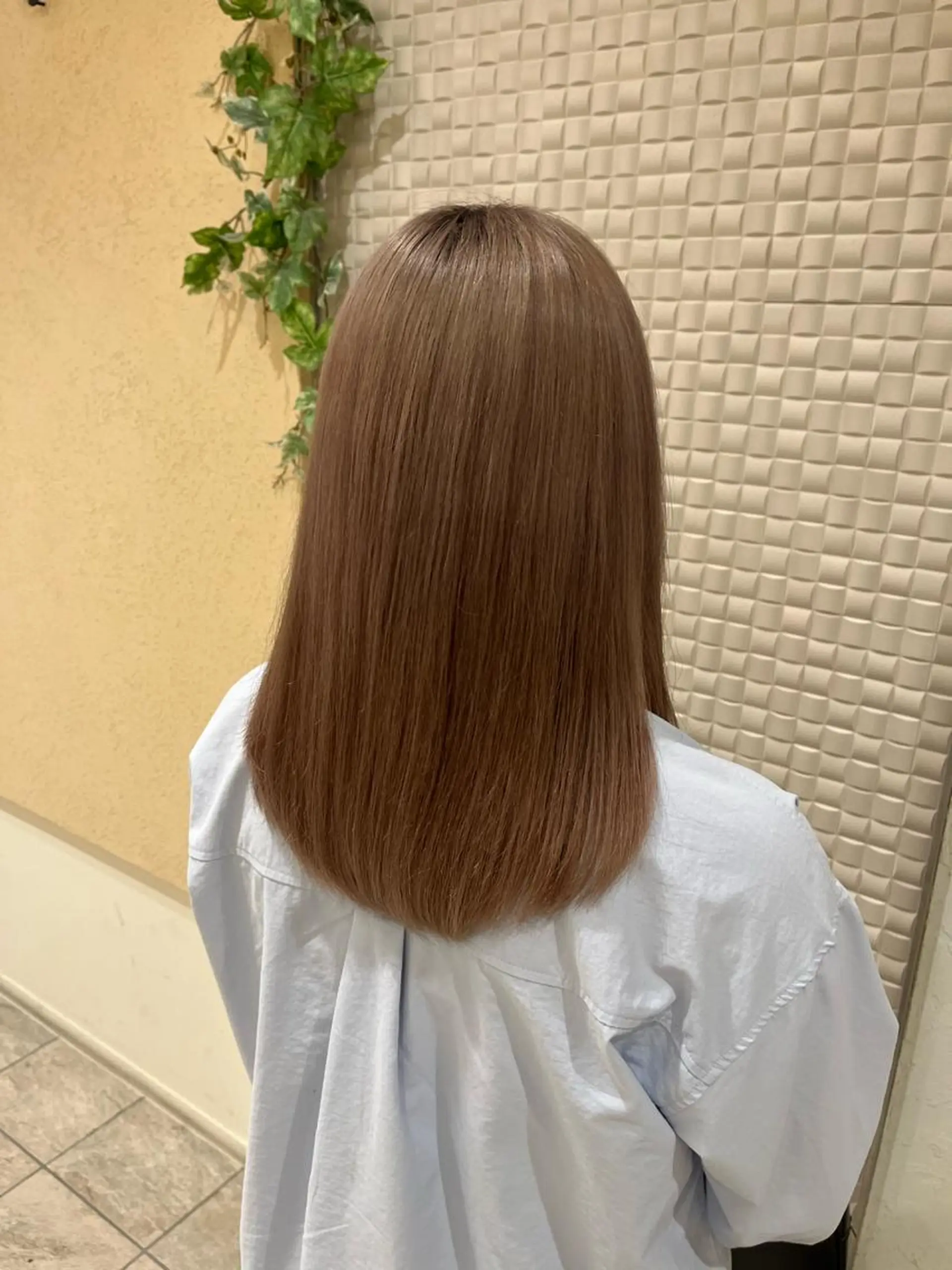 カラー ばんちなつ / ボブ/透明感カラーのヘアスタイル