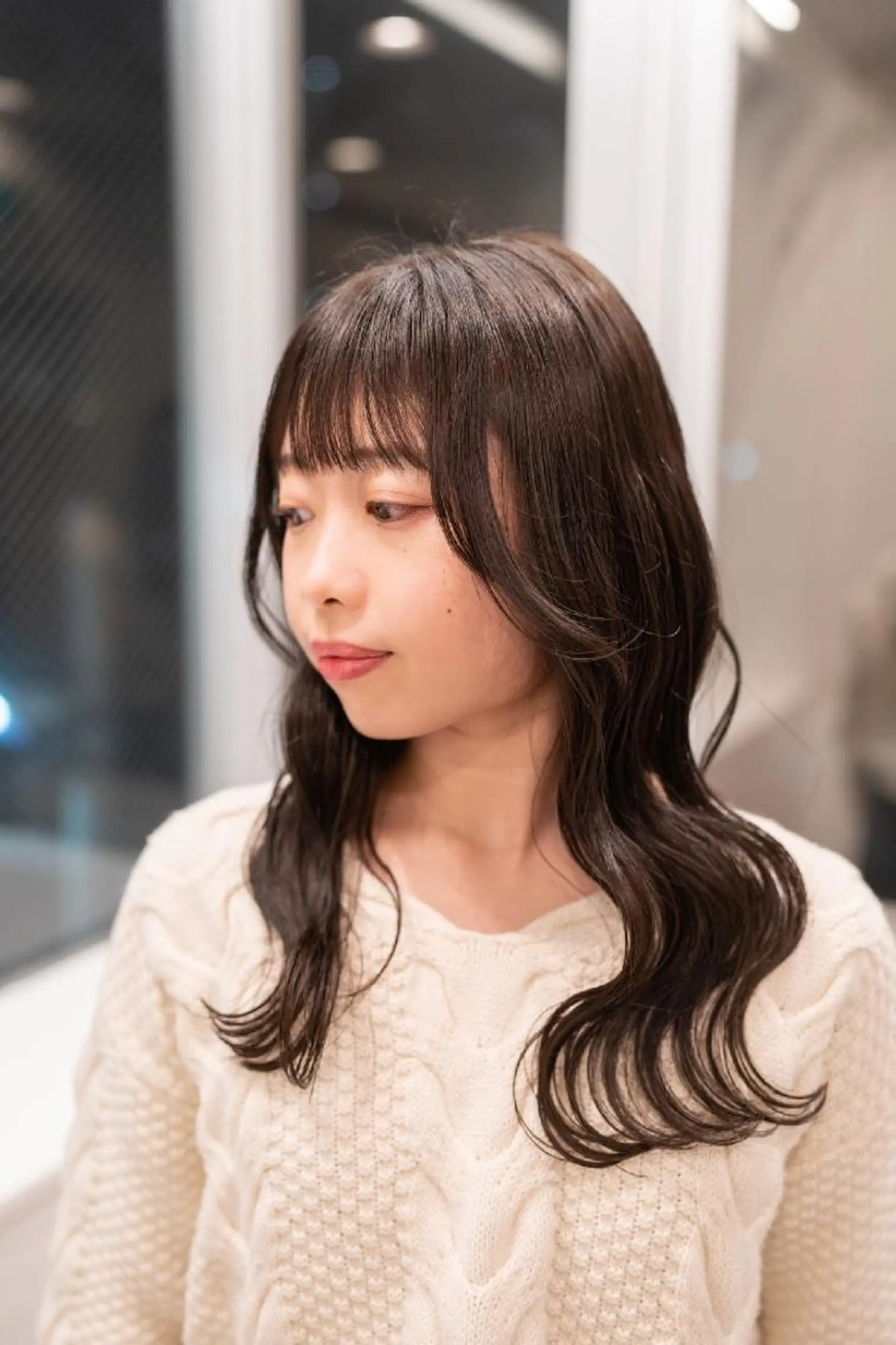 ロング カラー カット ヘアカラー Lazo/ 原弥和子のヘアスタイル