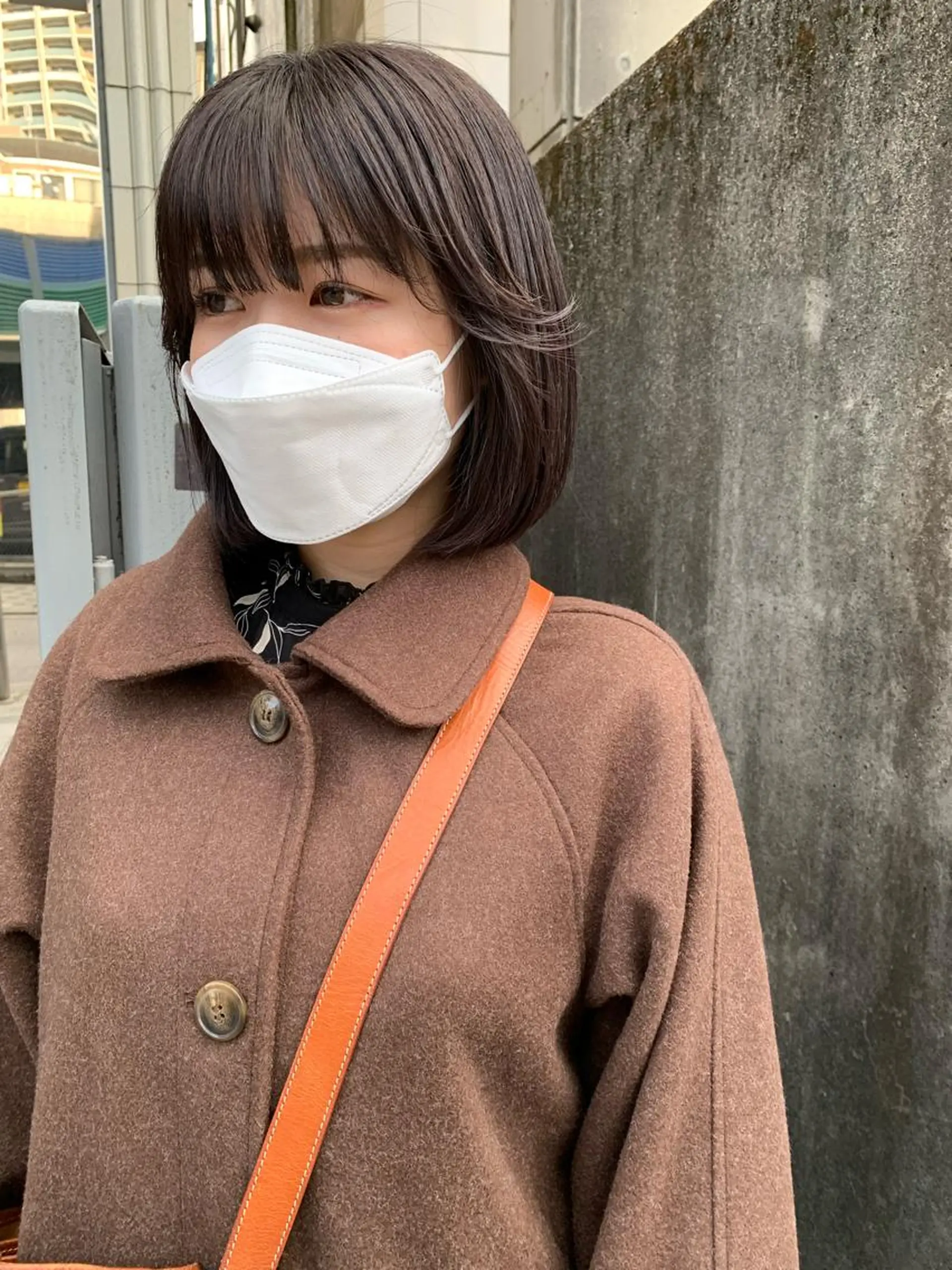 ミディアム カラー SAKINO. ベージュカラーのヘアスタイル