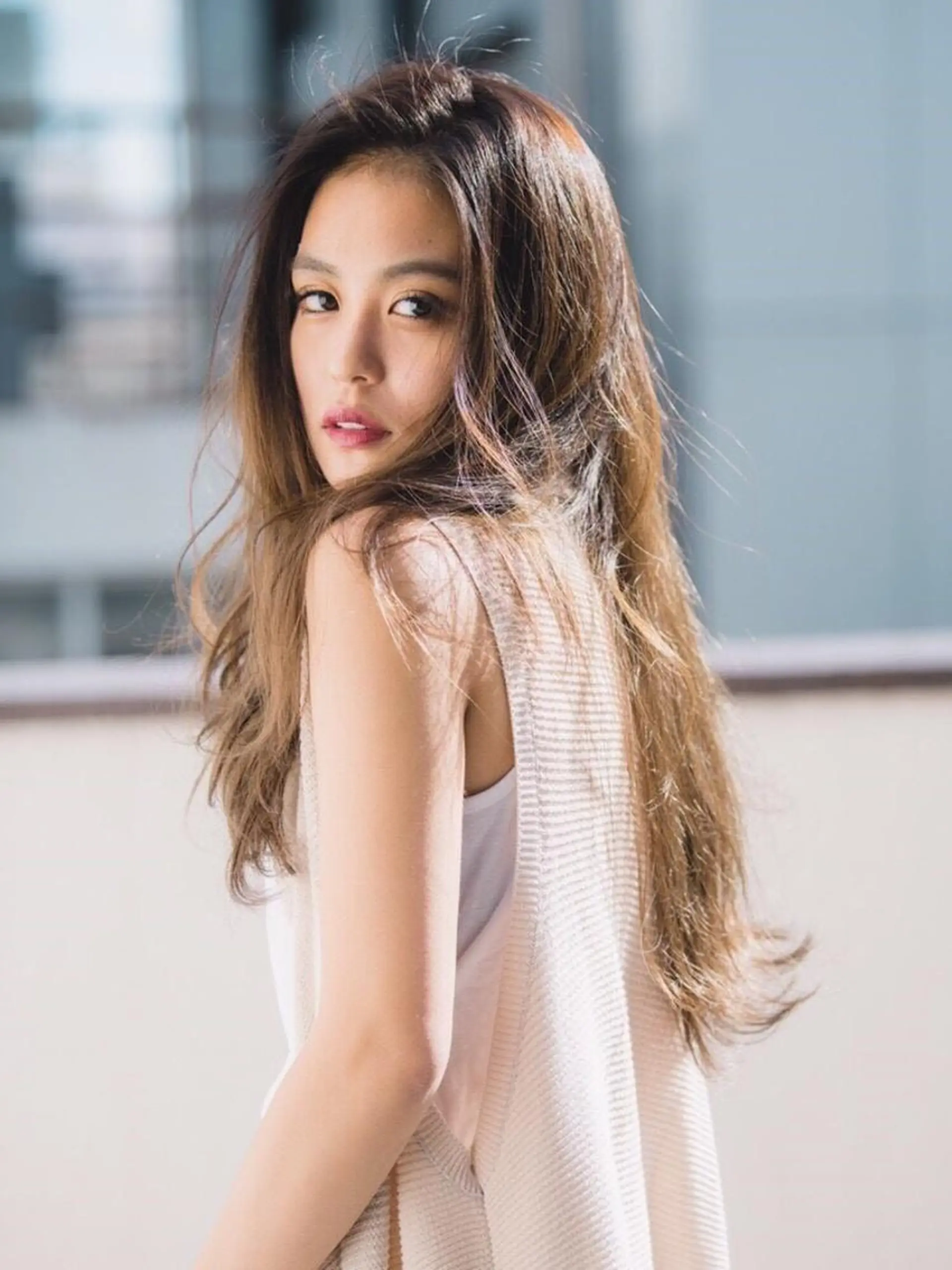 ロング カラー ブリーチ ブリーチなしカラー ロング 韓国hair ·͜· watanabeのヘアスタイル