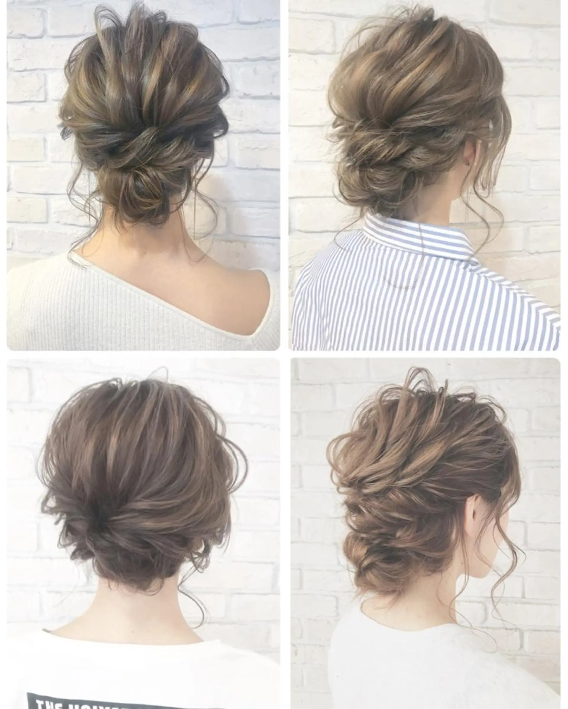 ヘアアレンジ あやかショート 白髪ぼかしのヘアスタイル