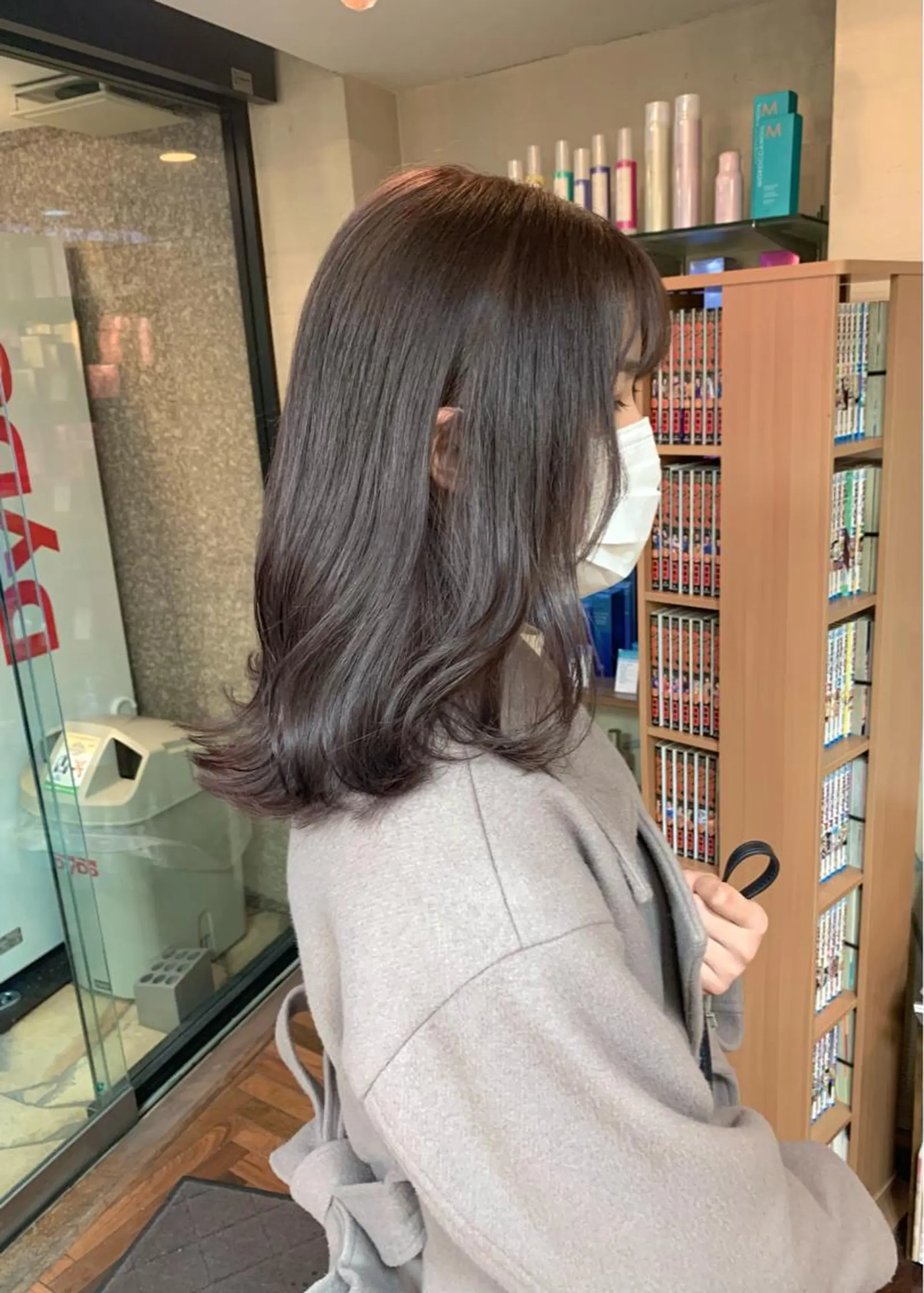 ミディアム カラー ベージュカラー ラベンダーカラー ラベンダーベージュ カット ヘアカラー トリートメント 矢野 晃平のヘアスタイル