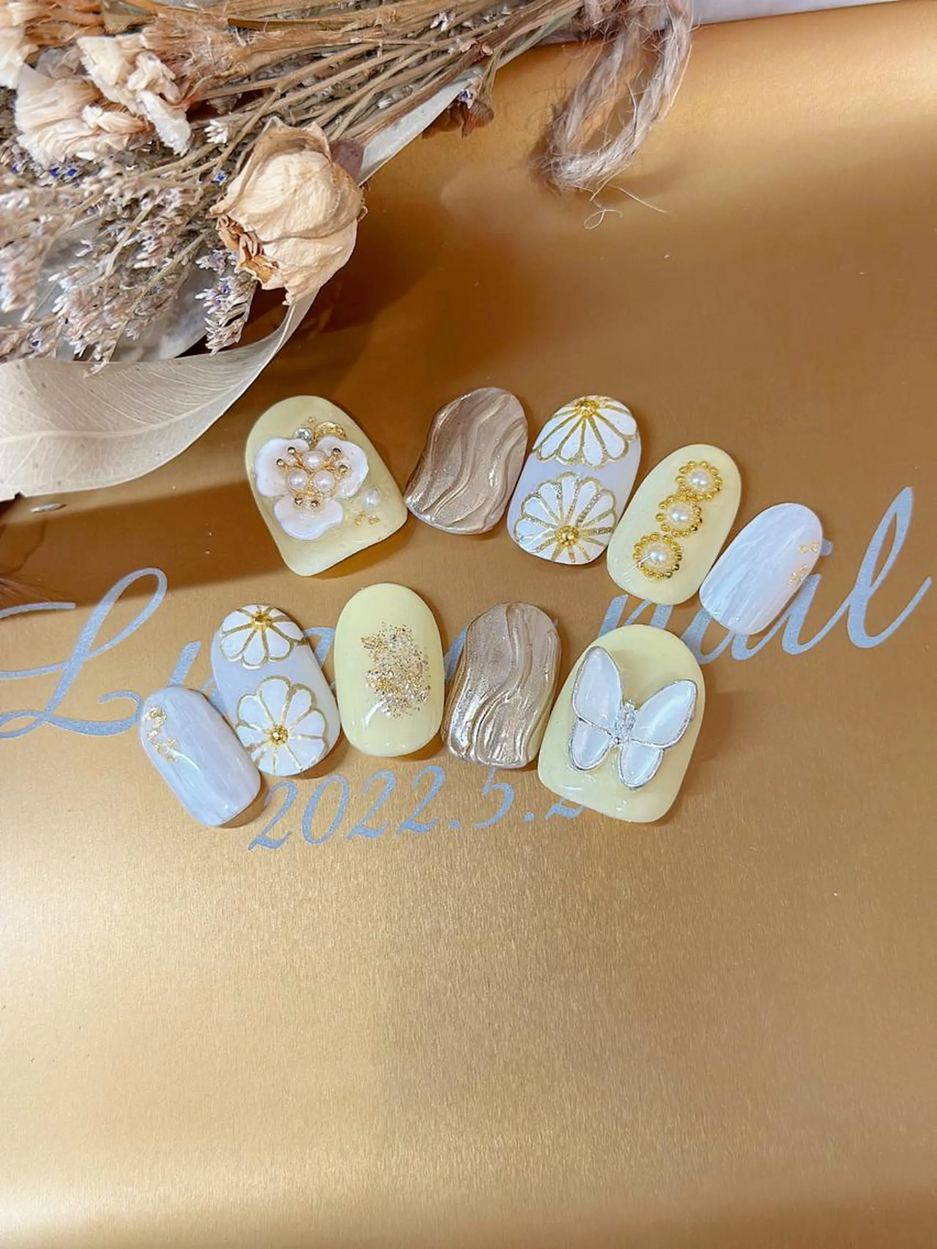 ネイル 入学式 卒業式 春ネイル ネイルチップ Luana nail (ルアナネイル)のネイルデザイン