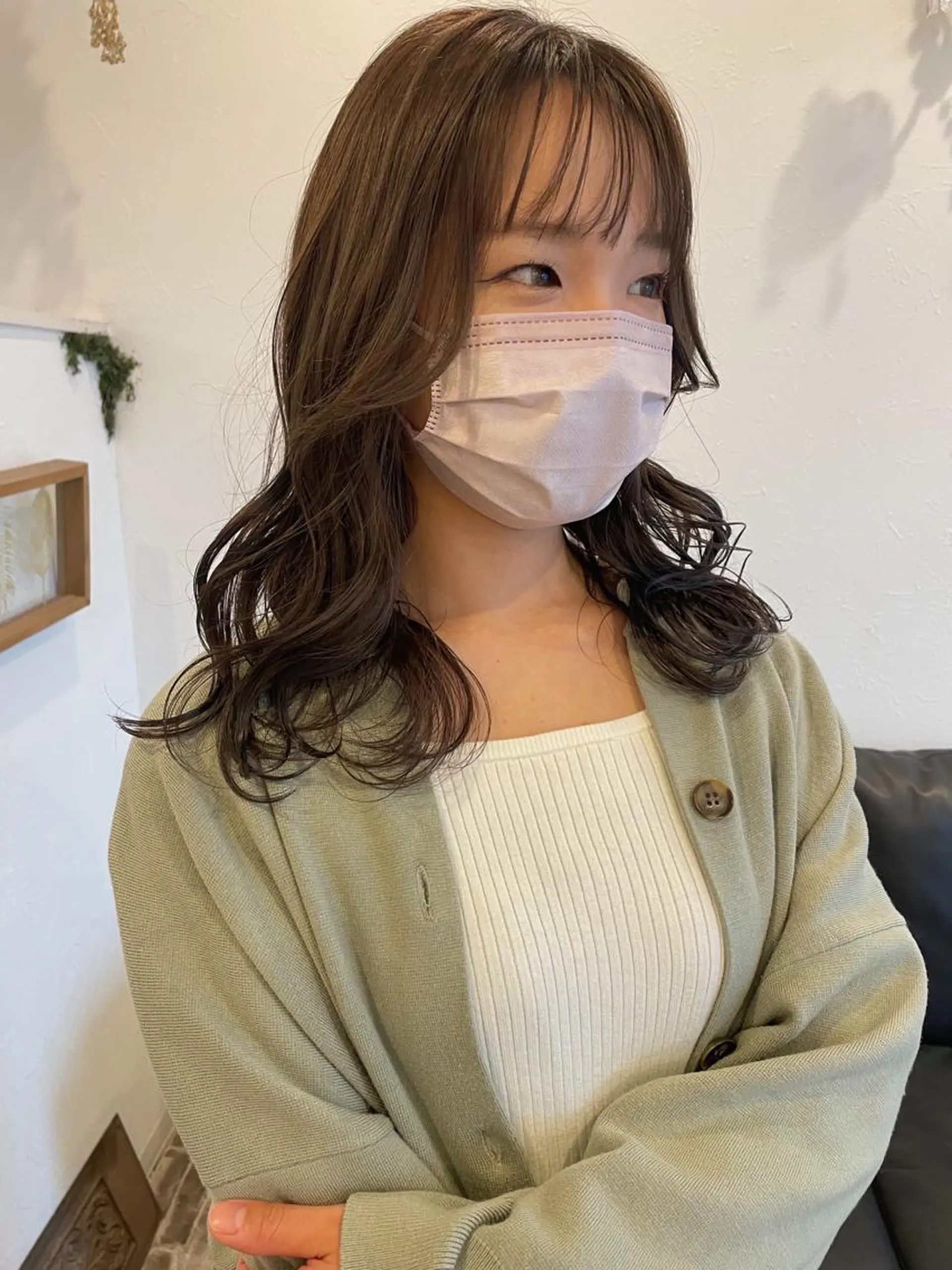 セミロング カラー ダブルカラー ヘアカラー トリートメント m ā l o.🌷 サカモトマイコのヘアスタイル