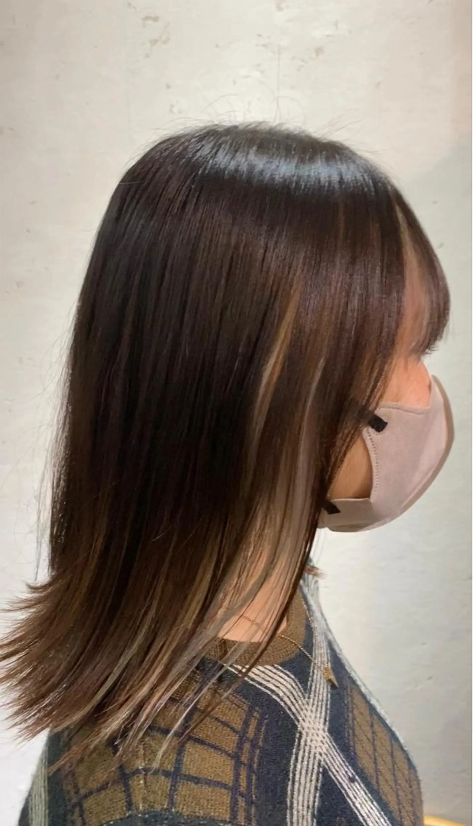 セミロング カラー JOS所属・上野/エフェクトブリ ーチ✂︎touiのヘアスタイル