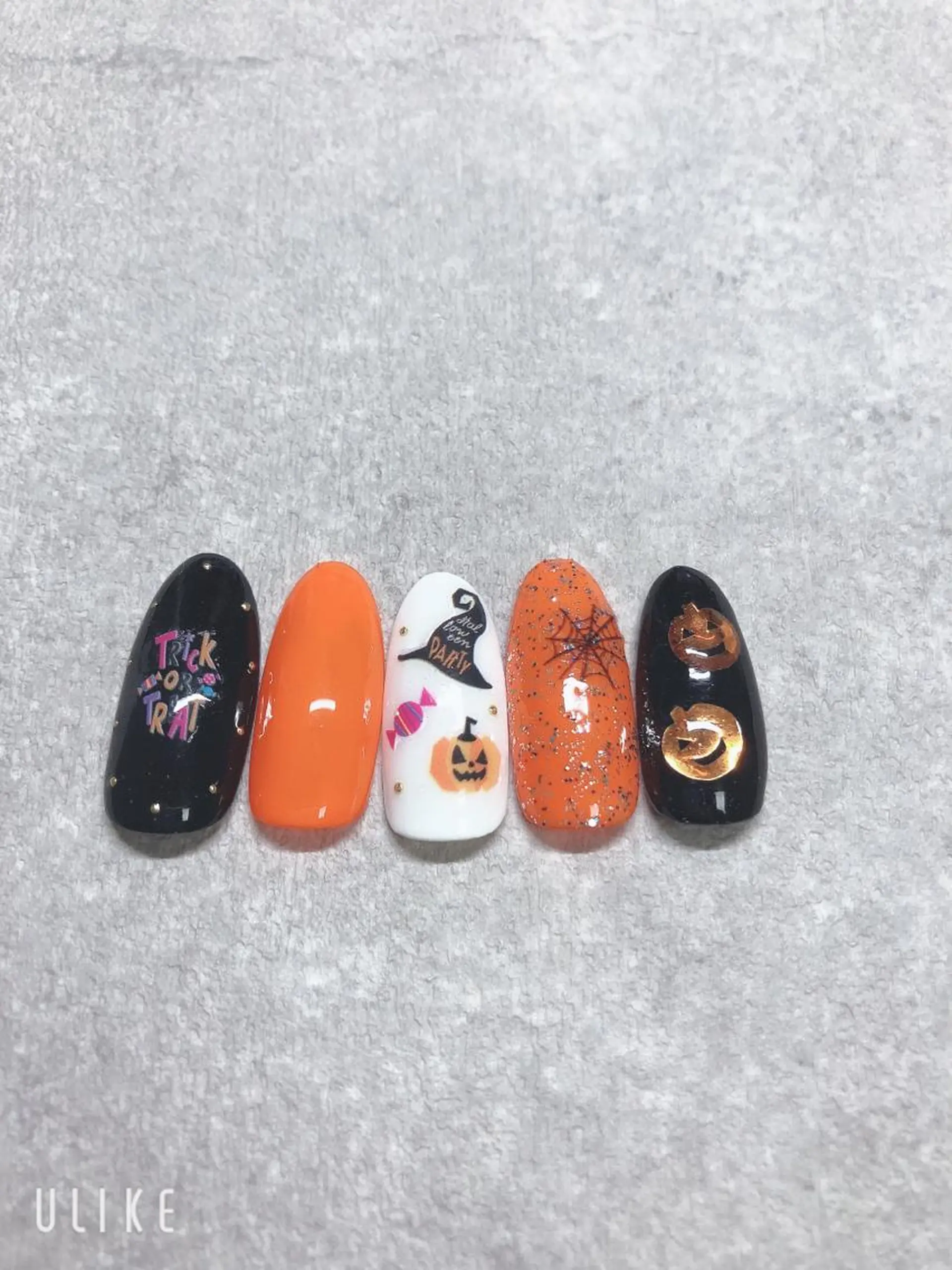 ネイル アートネイル フレンチネイル ジェルネイル グラデーション ハロウィン Nail room Bimano所属・Bimano seica♡+°のネイルデザイン