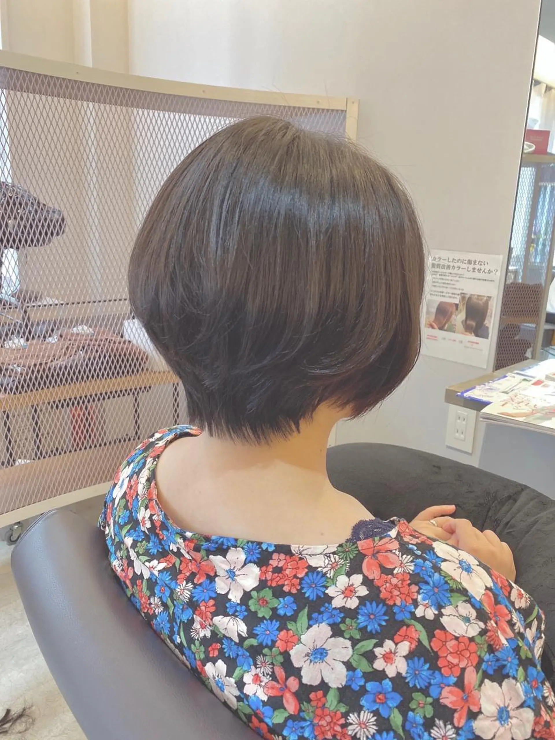 ショート 顔周りデザイン/ ママ美容師/濱ほのかのヘアスタイル