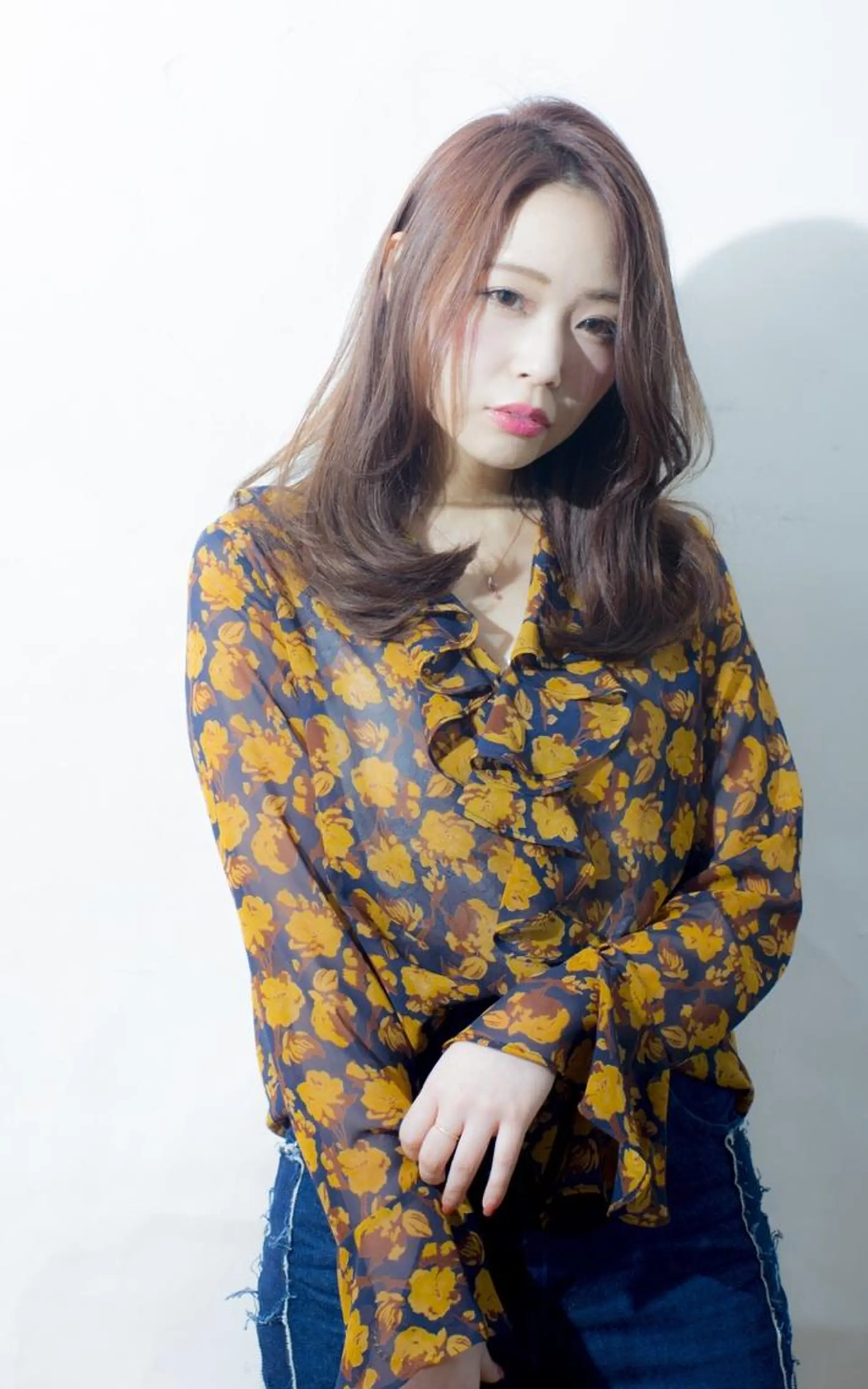 セミロング Agu  hair rupia 金沢店所属・金沢美容室/ 艶髪/夜営業/JINのヘアスタイル