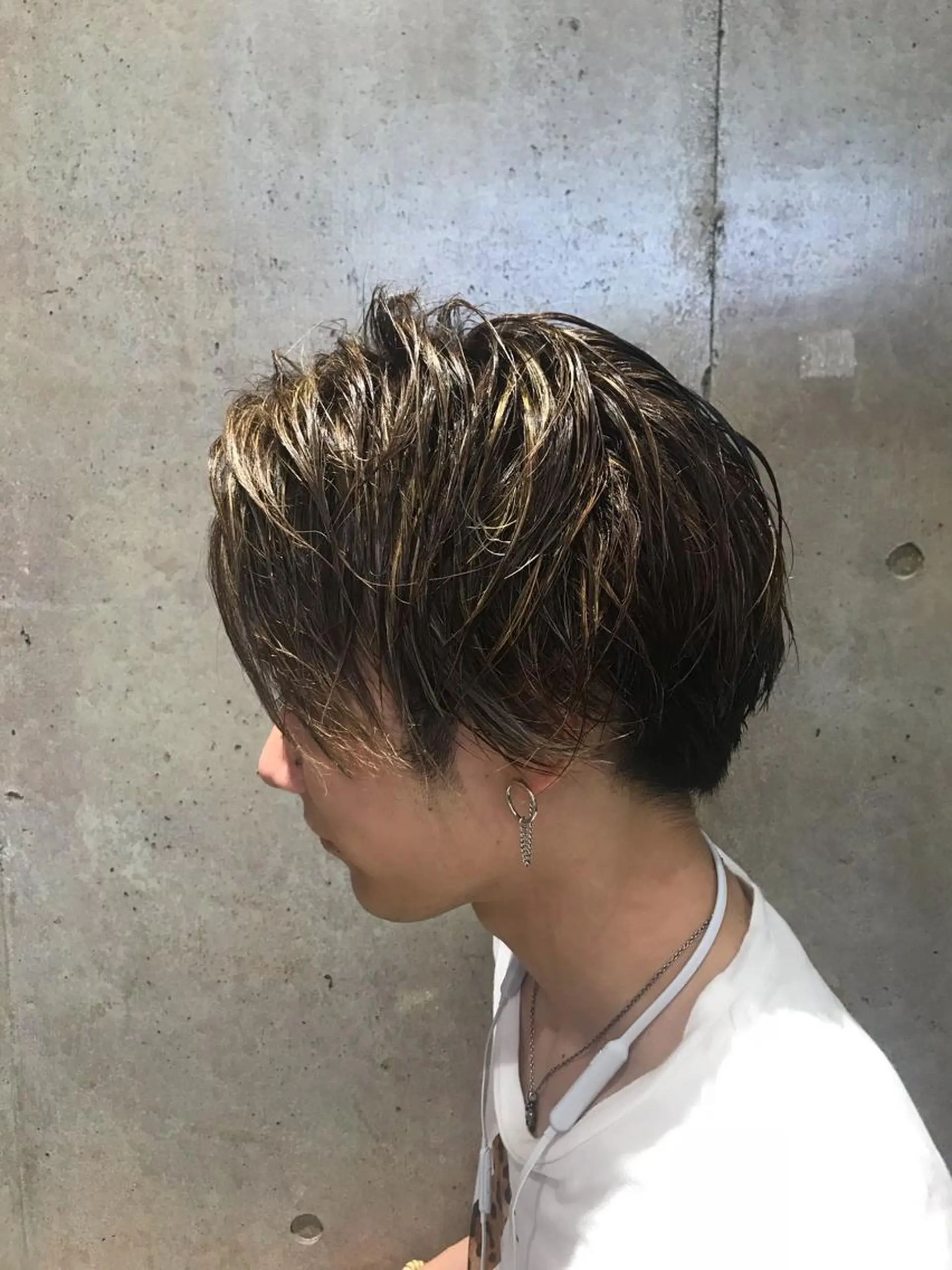カラー メンズ 一ノ瀬 蘭のヘアスタイル