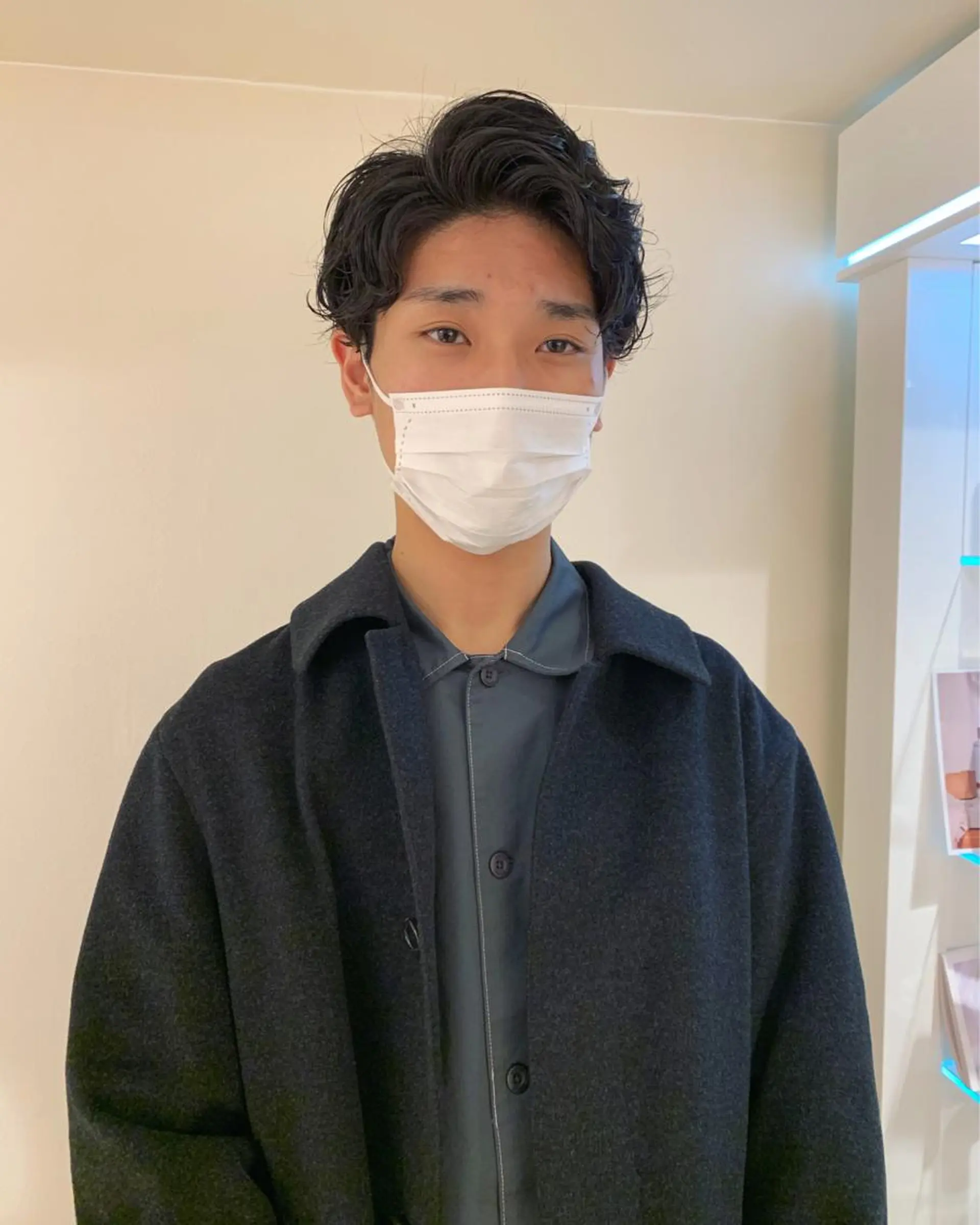 パーマ メンズ ヤマグチ リョウのヘアスタイル