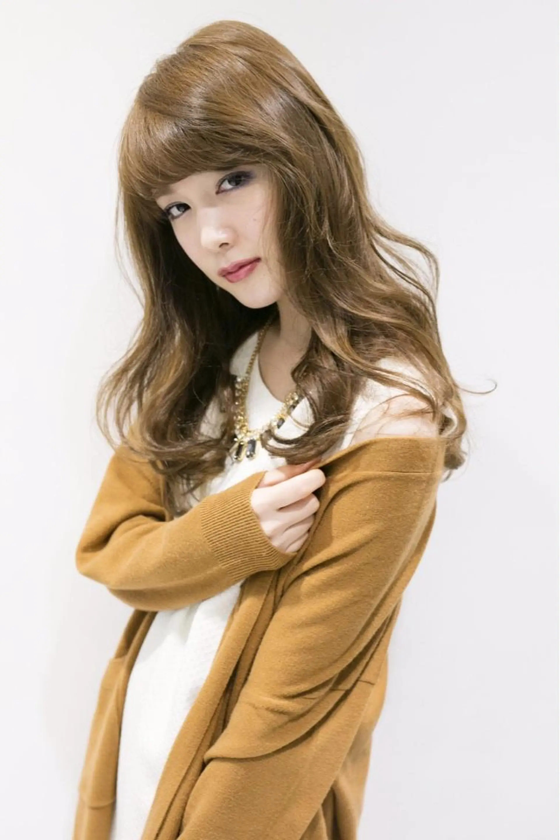 セミロング ハイライト 髪質改善 小顔カット Endearing 銀座/レイヤーカットのヘアスタイル