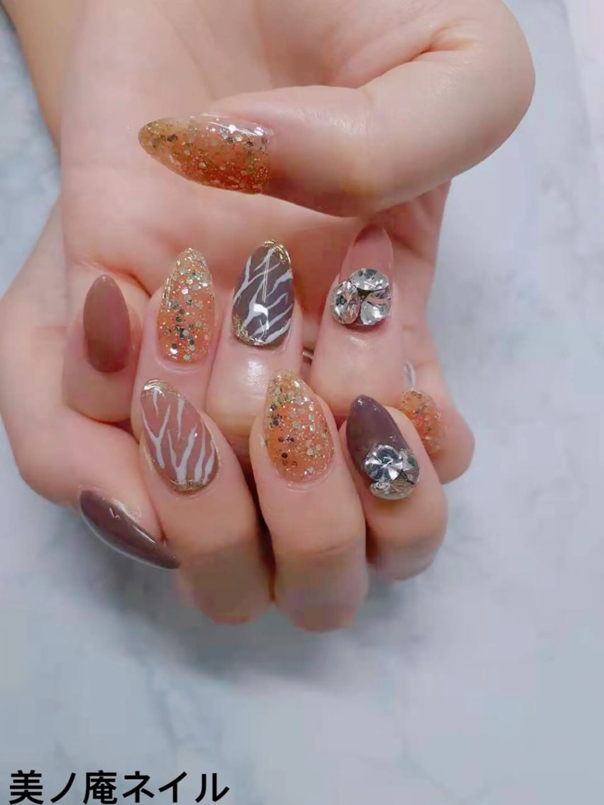 ネイル 美ノ庵ネイルサロン メトロポリタン前店のネイルデザイン