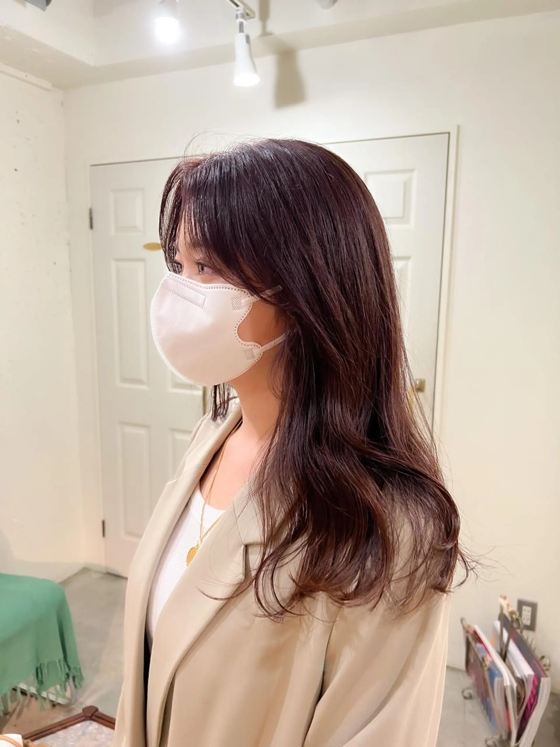 ミディアム カラー パーマ ピンクカラー 韓国風ヘア スパイキーショート/ メンズヘア/hugeのヘアスタイル