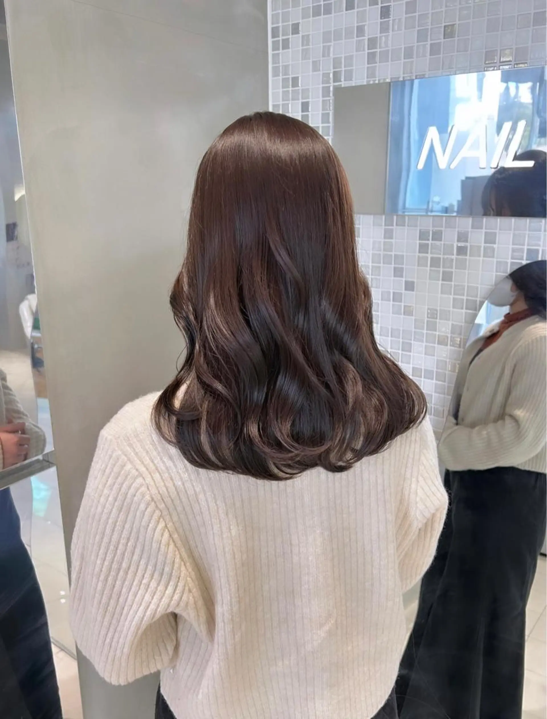 セミロング カット ヘアカラー トリートメント 髪質改善 Tsukinaのヘアスタイル