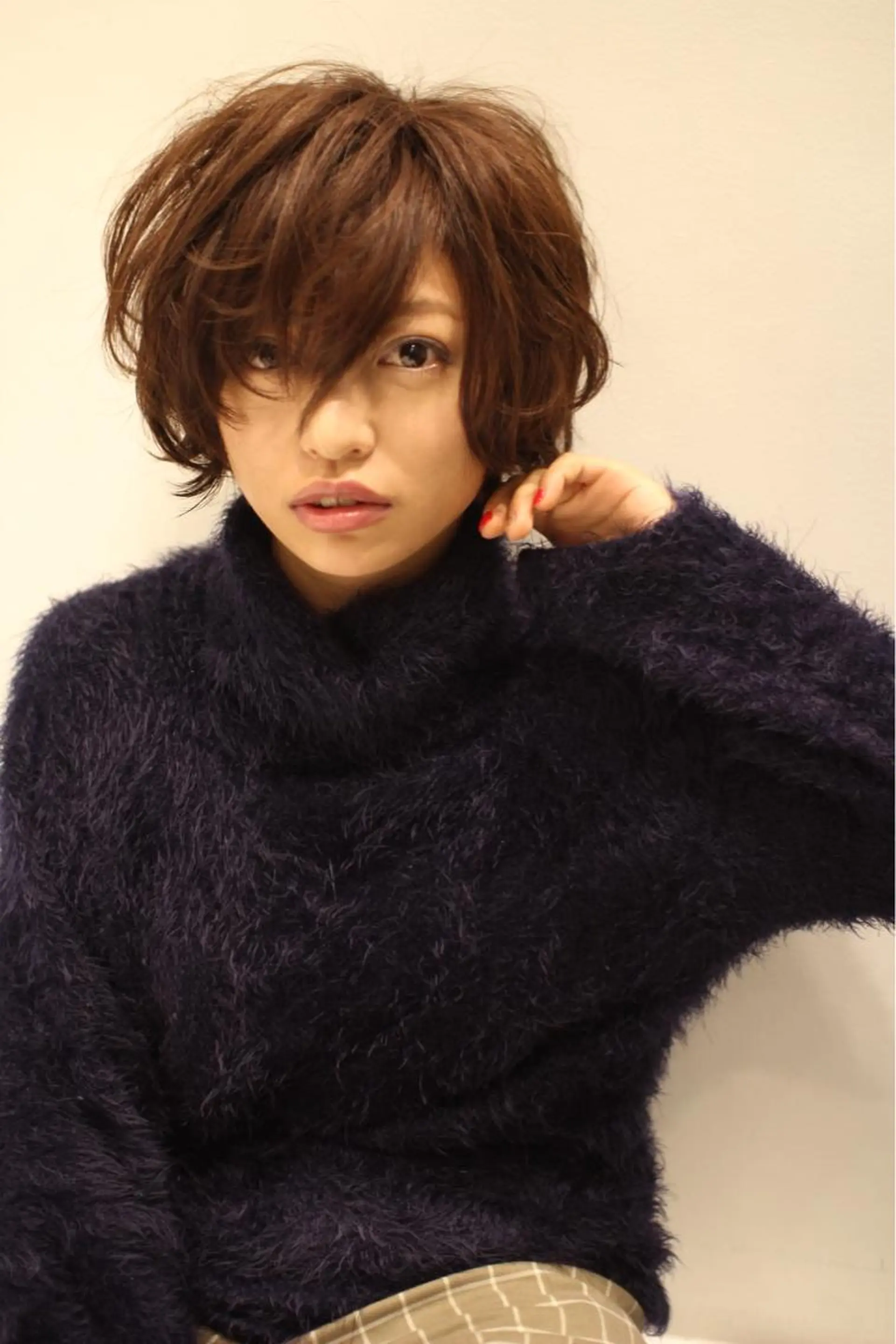 ミディアム カラー パーマ ヘアアレンジ メンズ キッズ ネイル マツエク・マツパ アイブロウ メンズハイライト 透明感カラー ハイライトカラー 眉カラー ハイライト Endearing 銀座/レイヤーカットのヘアスタイル