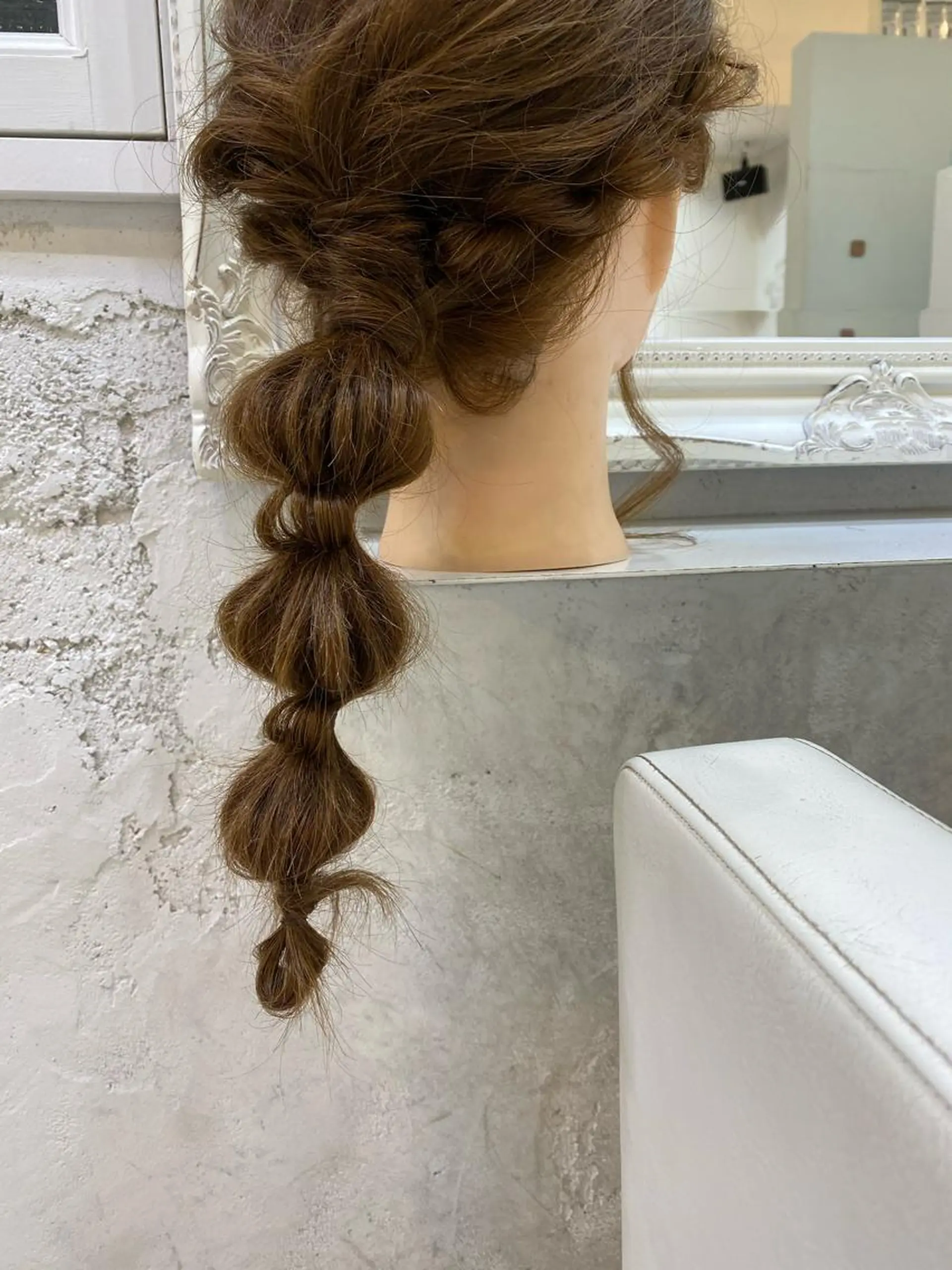 セミロング カラー ヘアアレンジ マツエク・マツパ 玉ねぎヘアー 透明感カラー🫧ヘア セット🫧松本菜月の眉毛・アイブロウイメージ