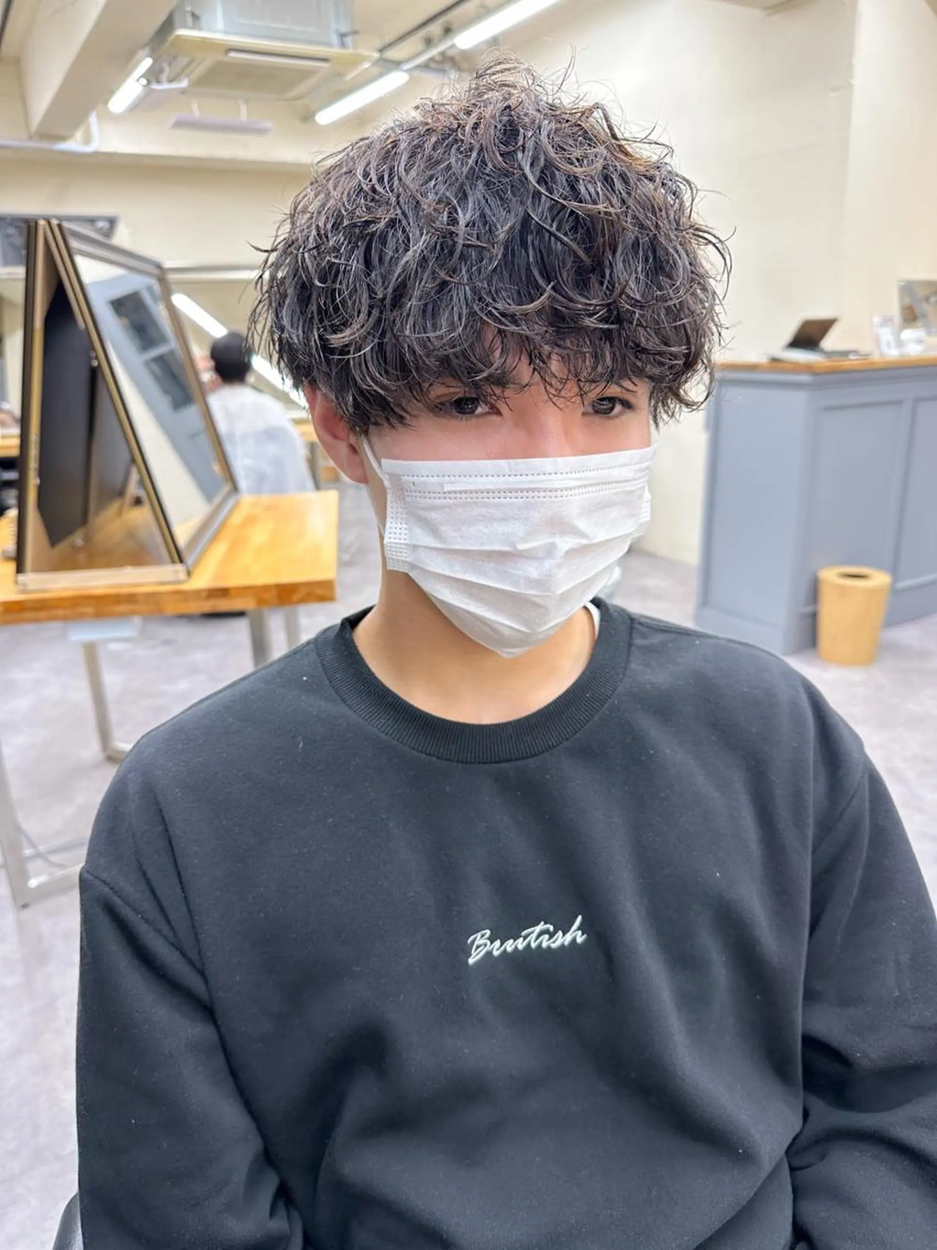 ショート パーマ メンズ カット パーマ メンズパーマ メンズ特化ryoのヘアスタイル