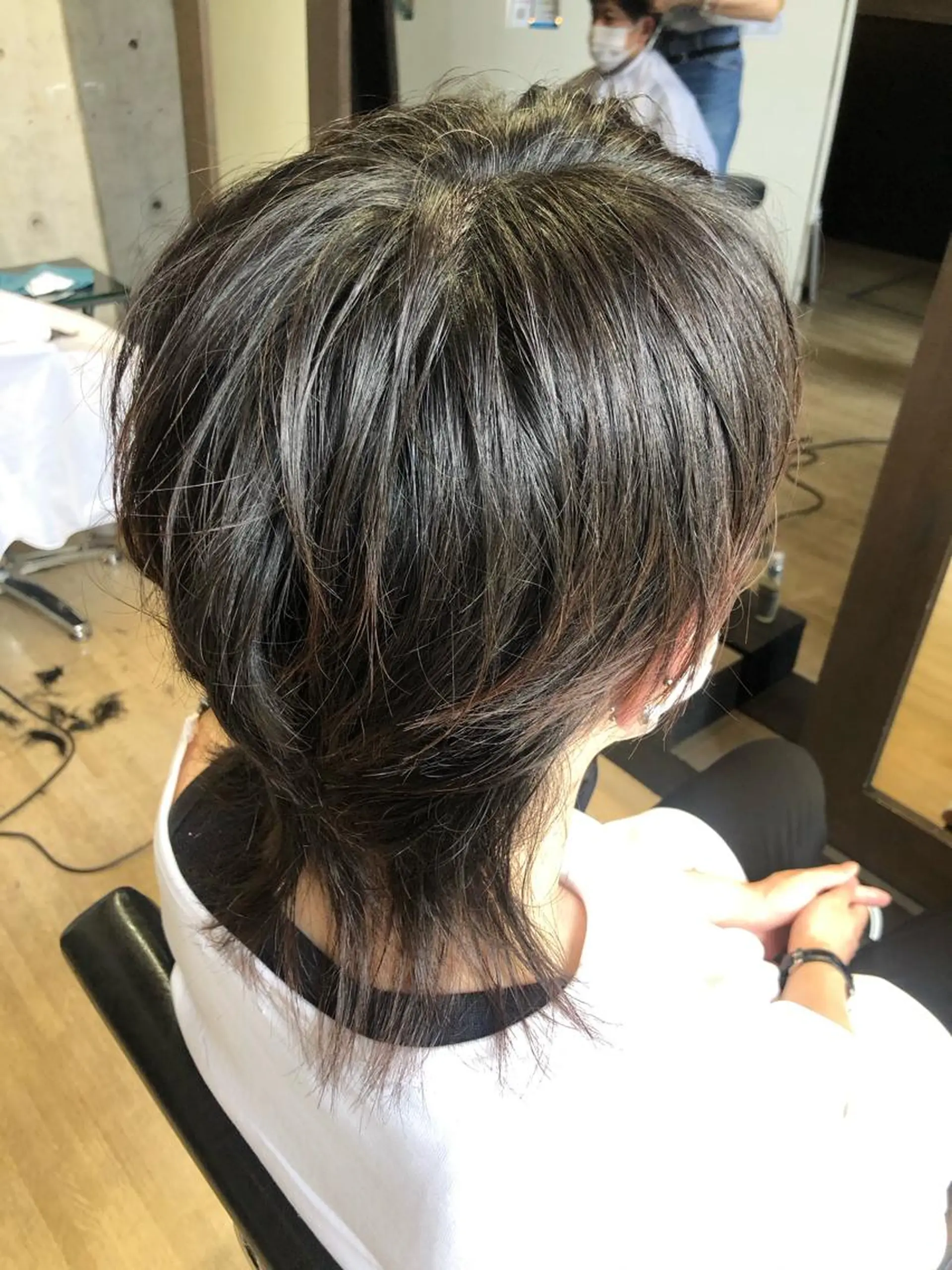 ミディアム ウルフカット カット ヘッドスパ ＣＡＦＮＥ所属・CAFNE ✂︎のヘアスタイル