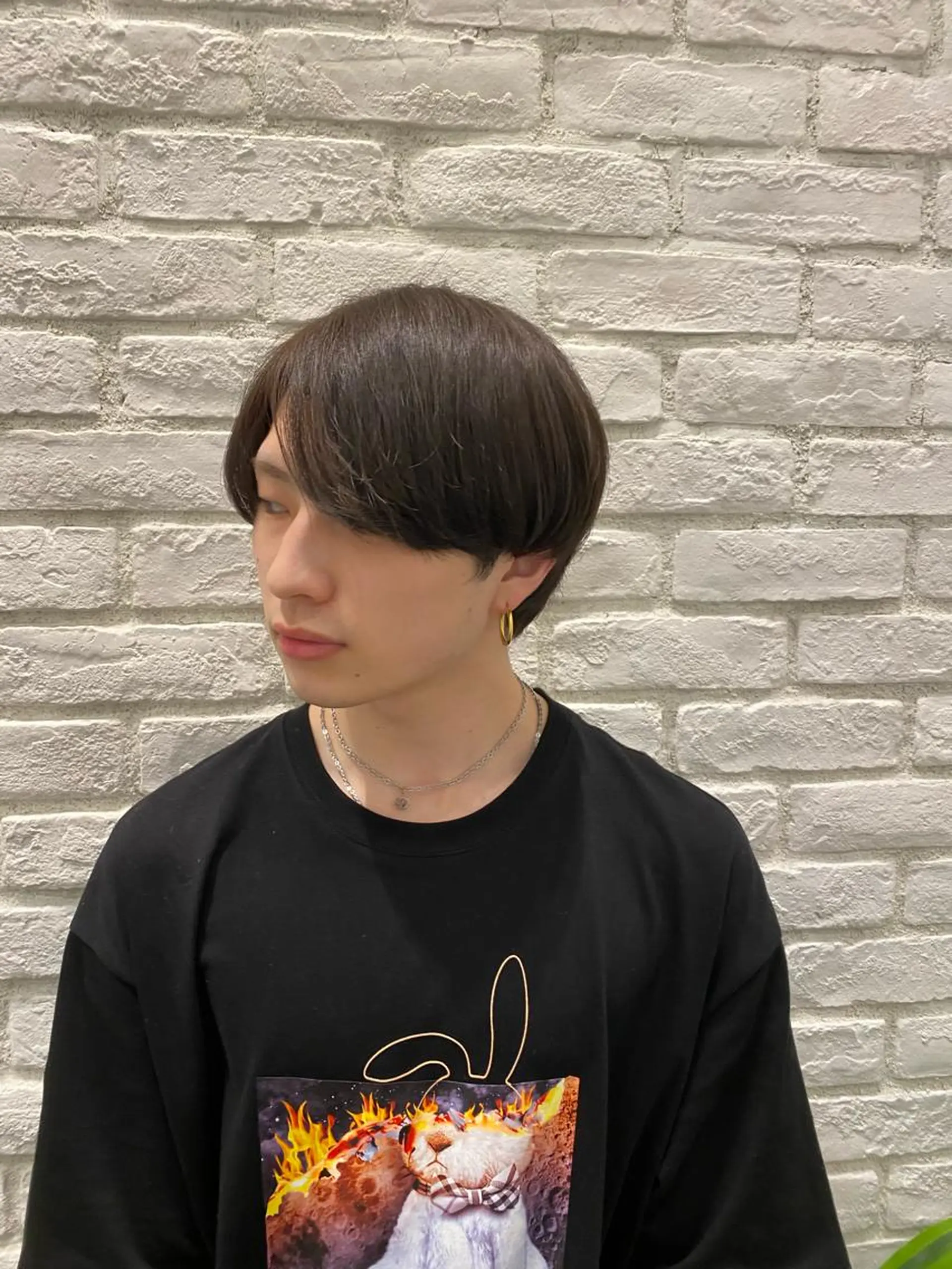 ミディアム メンズ メンズ特化型美容師 栗山勇人のヘアスタイル