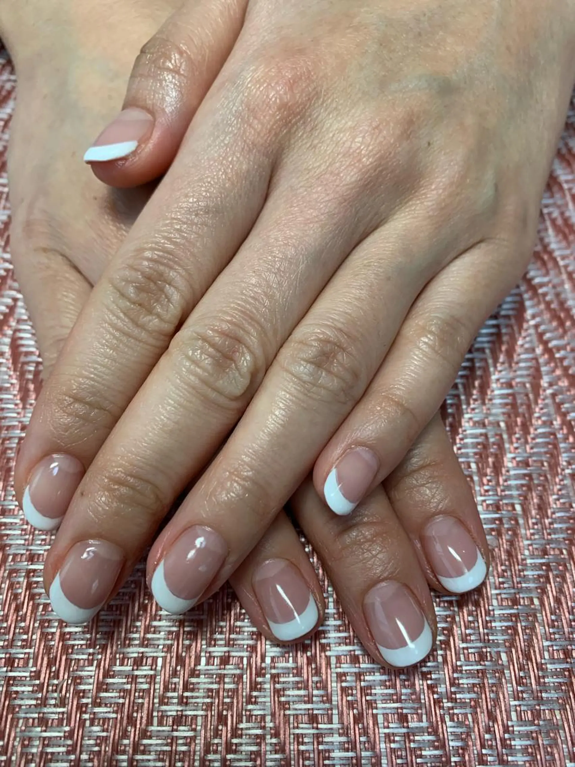 ネイル フレンチネイル ハンドネイル rukianail 新里のネイルデザイン