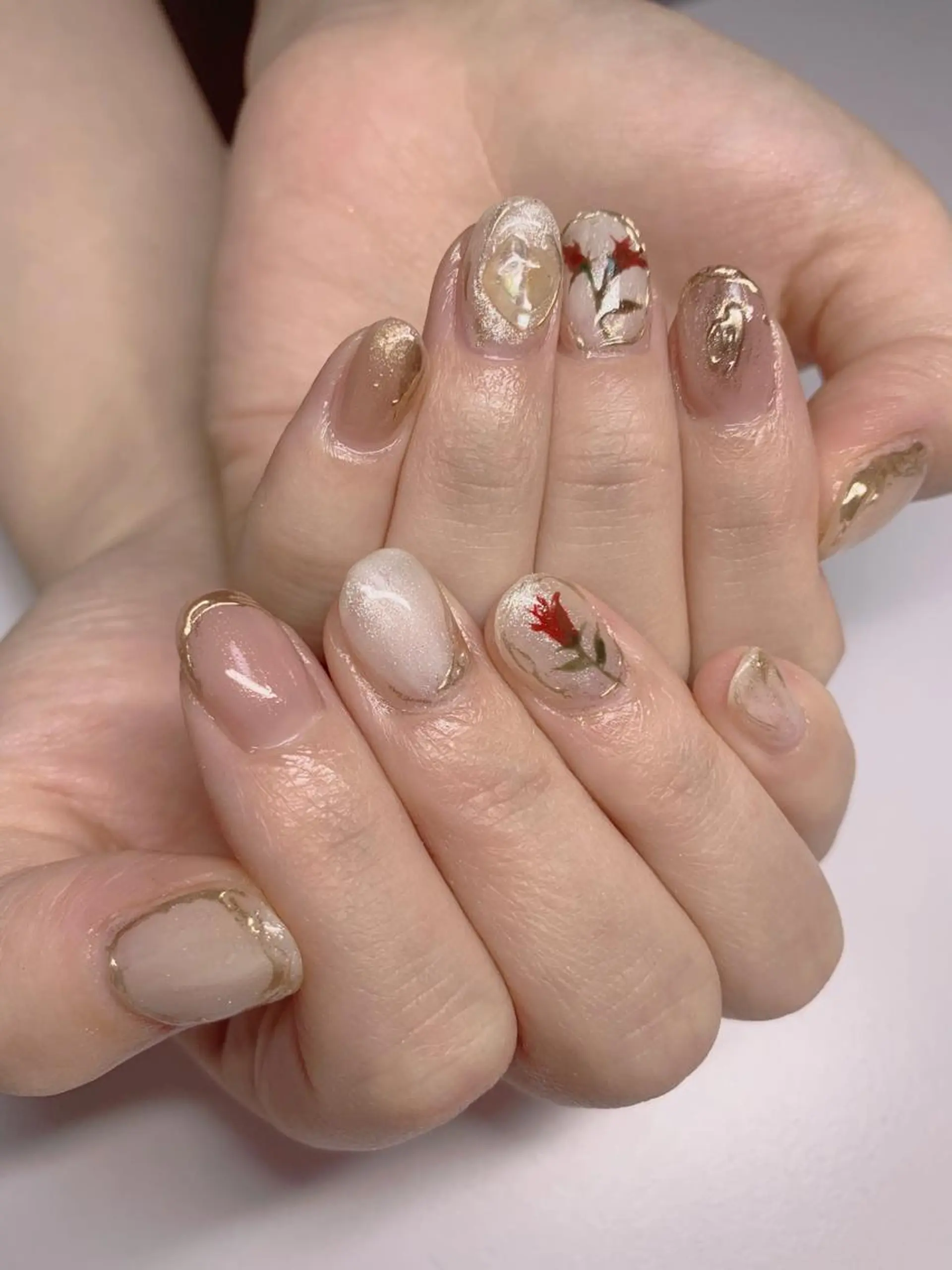 ネイル ニュアンスネイル 池崎 美穂のネイルデザイン