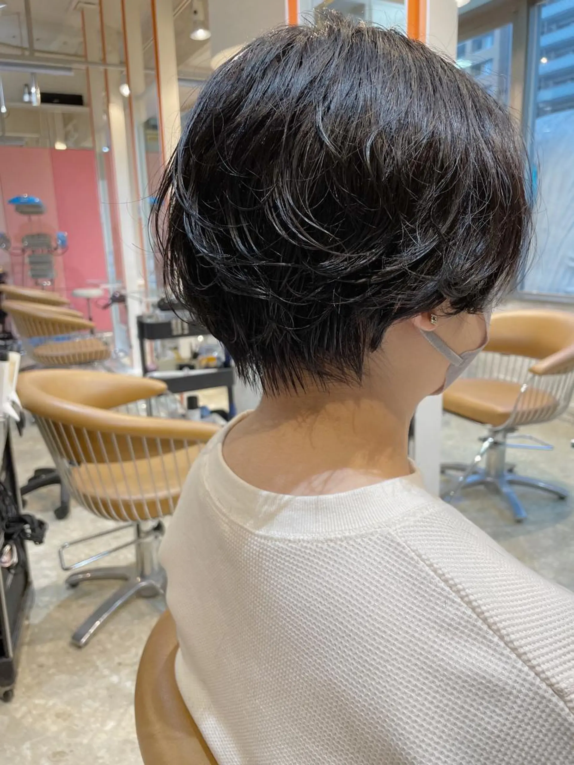ショート カラー パーマ 瀬川 雄太のヘアスタイル
