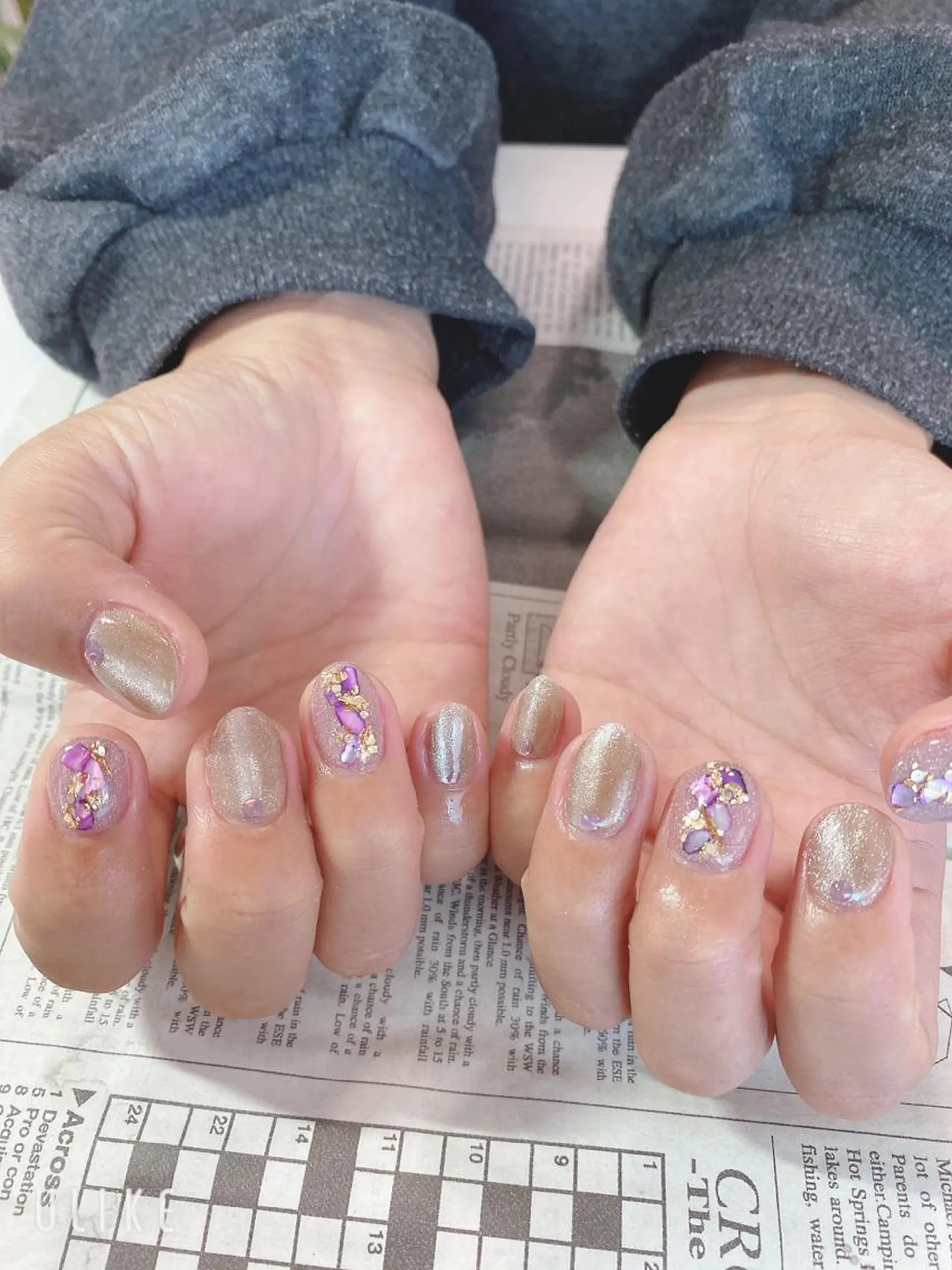 ネイル ハンドネイル ハンドケア 森山 舞のネイルデザイン