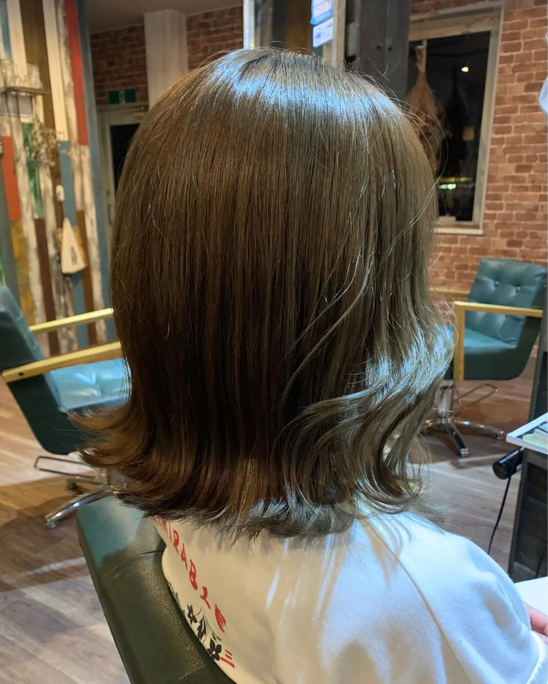 ミディアム カラー 河村 健太のヘアスタイル