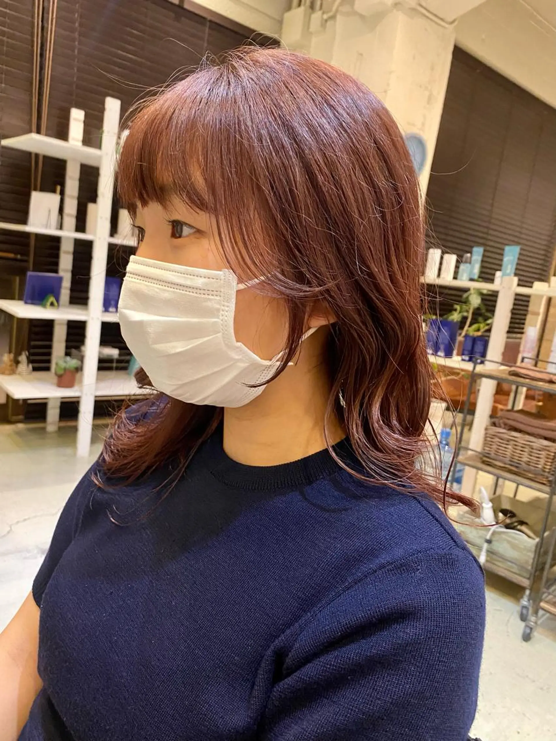 セミロング 谷九/天王寺/上本町 ショート/ボブ/北川のヘアスタイル