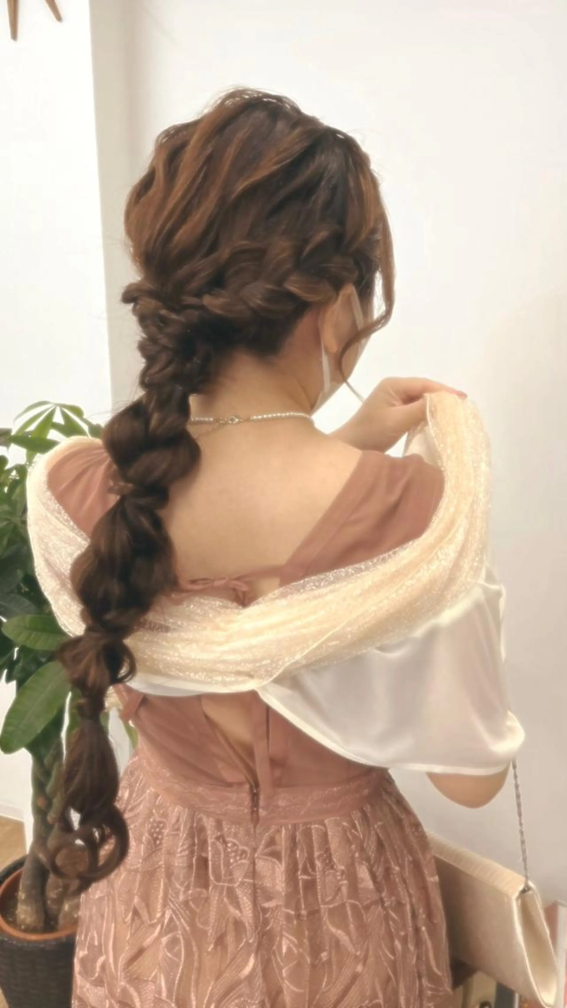 セミロング カラー ヘアアレンジ 成人式 結婚式・ブライダル 入学式 卒業式のヘアスタイル 似合わせカット HIROKO / 透明感暖色カラー🎀のヘアスタイル