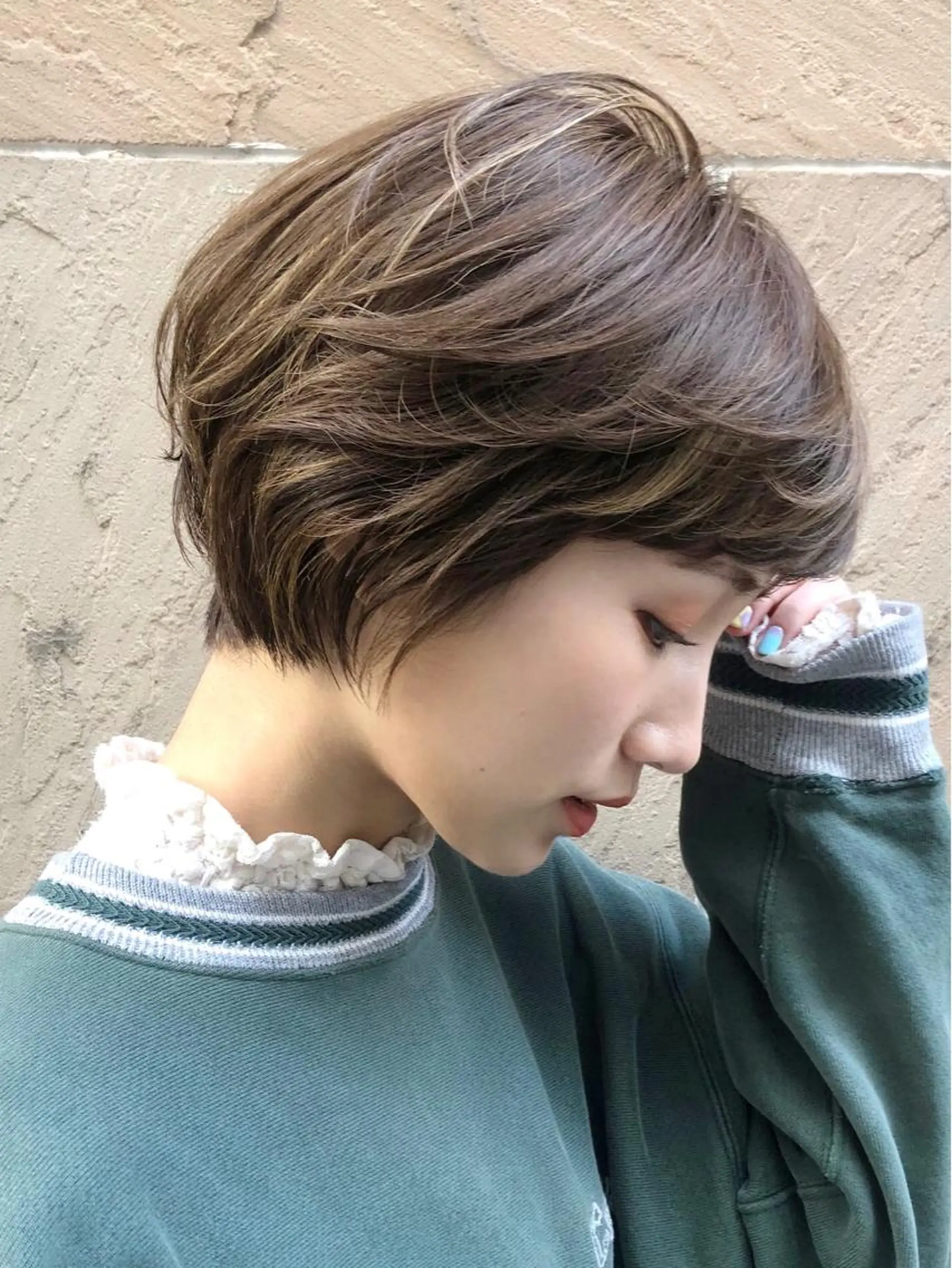 ショート レイヤー/前髪/ 韓国/CHIHIROのヘアスタイル