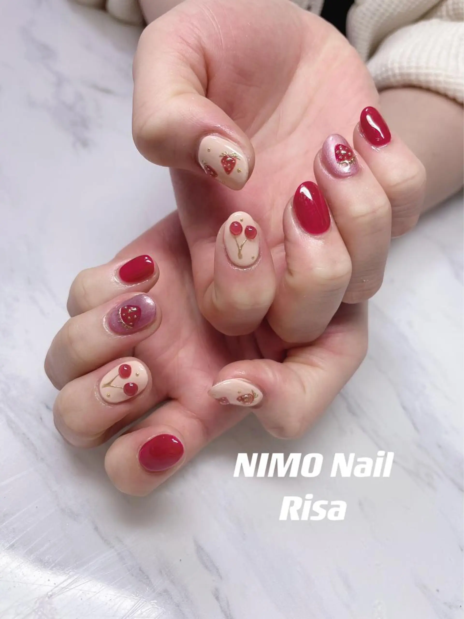 ネイル ハンドネイル RI SA☀️ リサのネイルデザイン