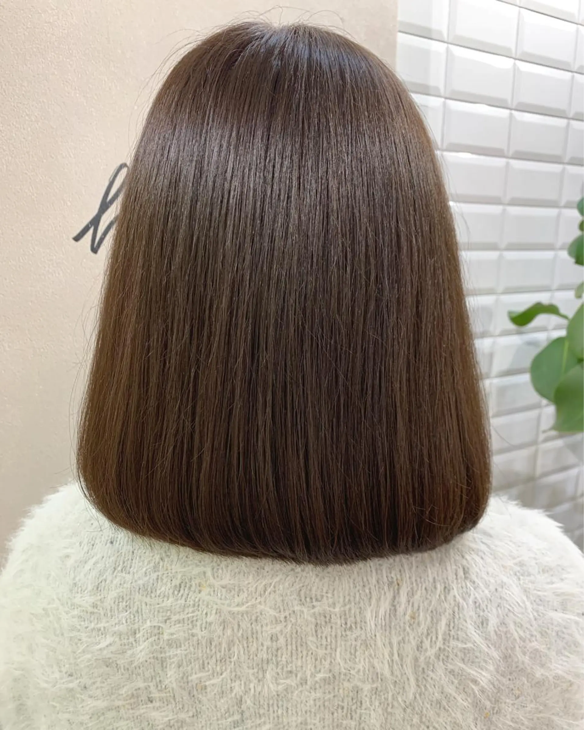 ミディアム カラー ベージュカラー hub hair レイヤー/透明感のヘアスタイル