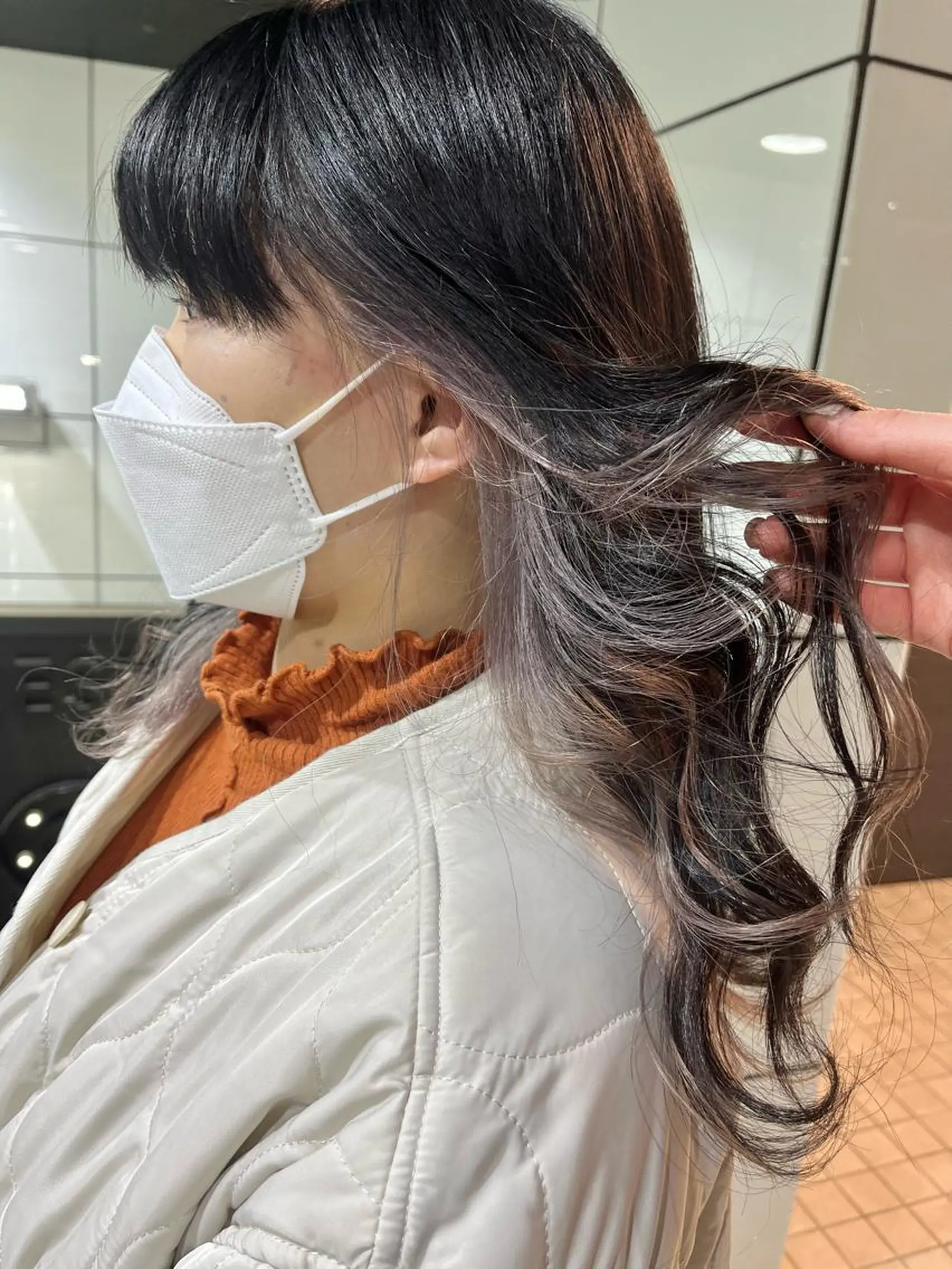 カラー ブリーチ ケアブリーチ ダブルカラー イヤリングカラー イルミナカラー ヘアカラー トリートメント カットパーマ 🌀あさみのヘアスタイル