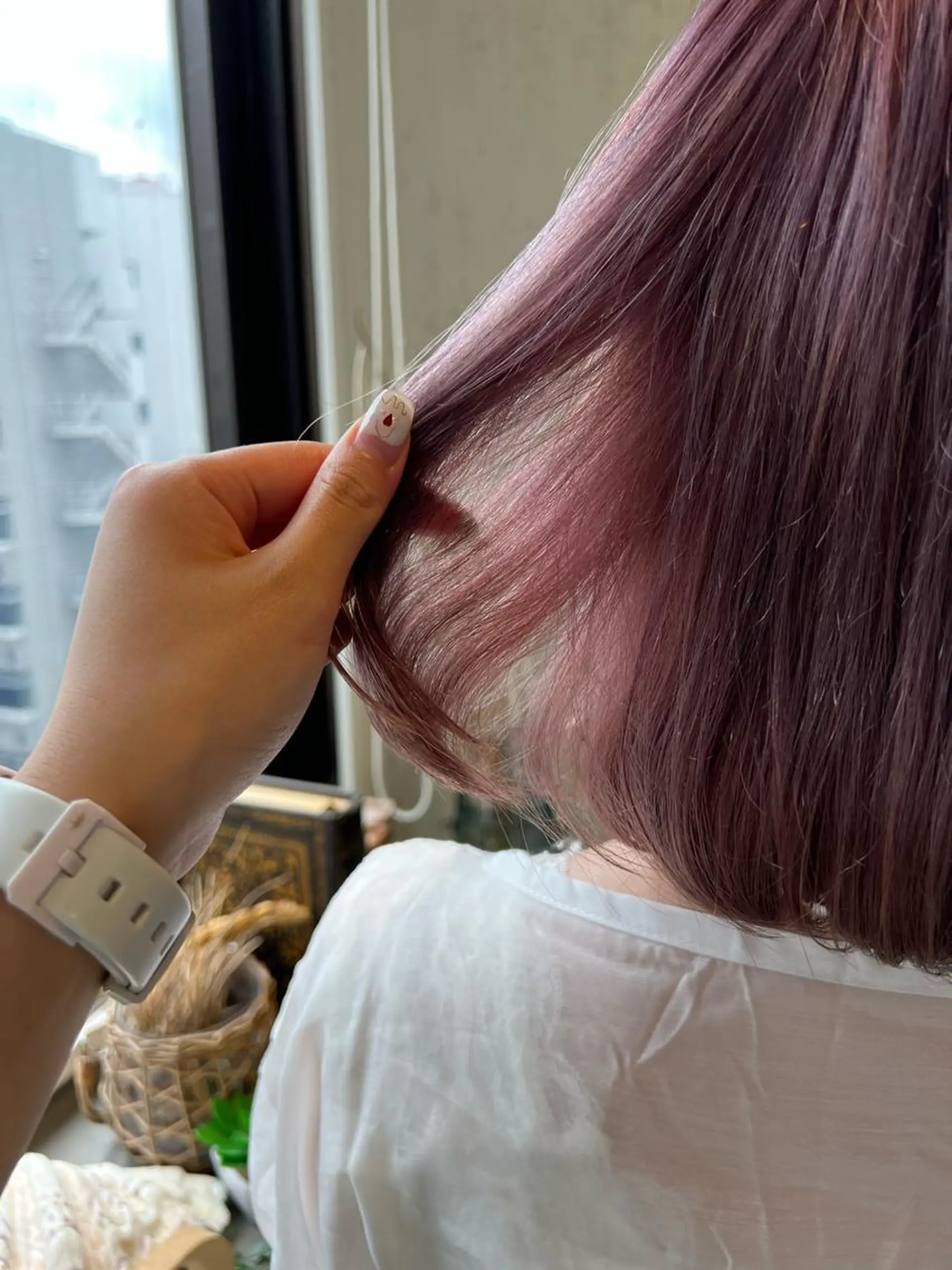 ミディアム カラー パーマ ヘアアレンジ メンズ キッズ ネイル マツエク・マツパ アイブロウ メンズブリーチ ブリーチ ラベンダーカラー ピンクカラー ピンクラベンダー charme【 シャルム 】所属・ボブ/レイヤー/ nanamiのヘアスタイル