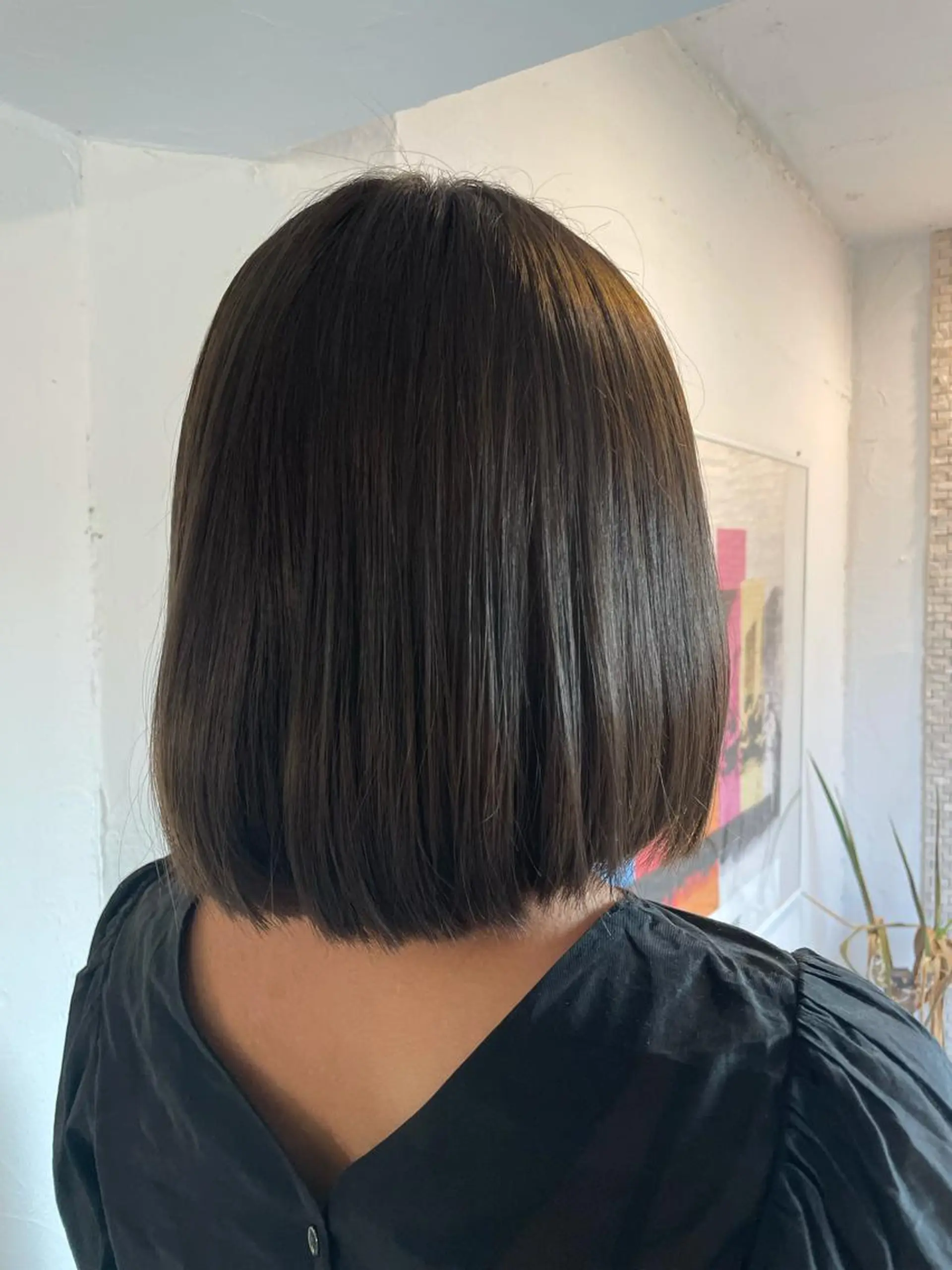 ショート カラー アッシュ ブラウンカラー 透明感カラー ボブ カット ヘアカラー トリートメント ショート/韓国ヘア Moto✂︎のヘアスタイル