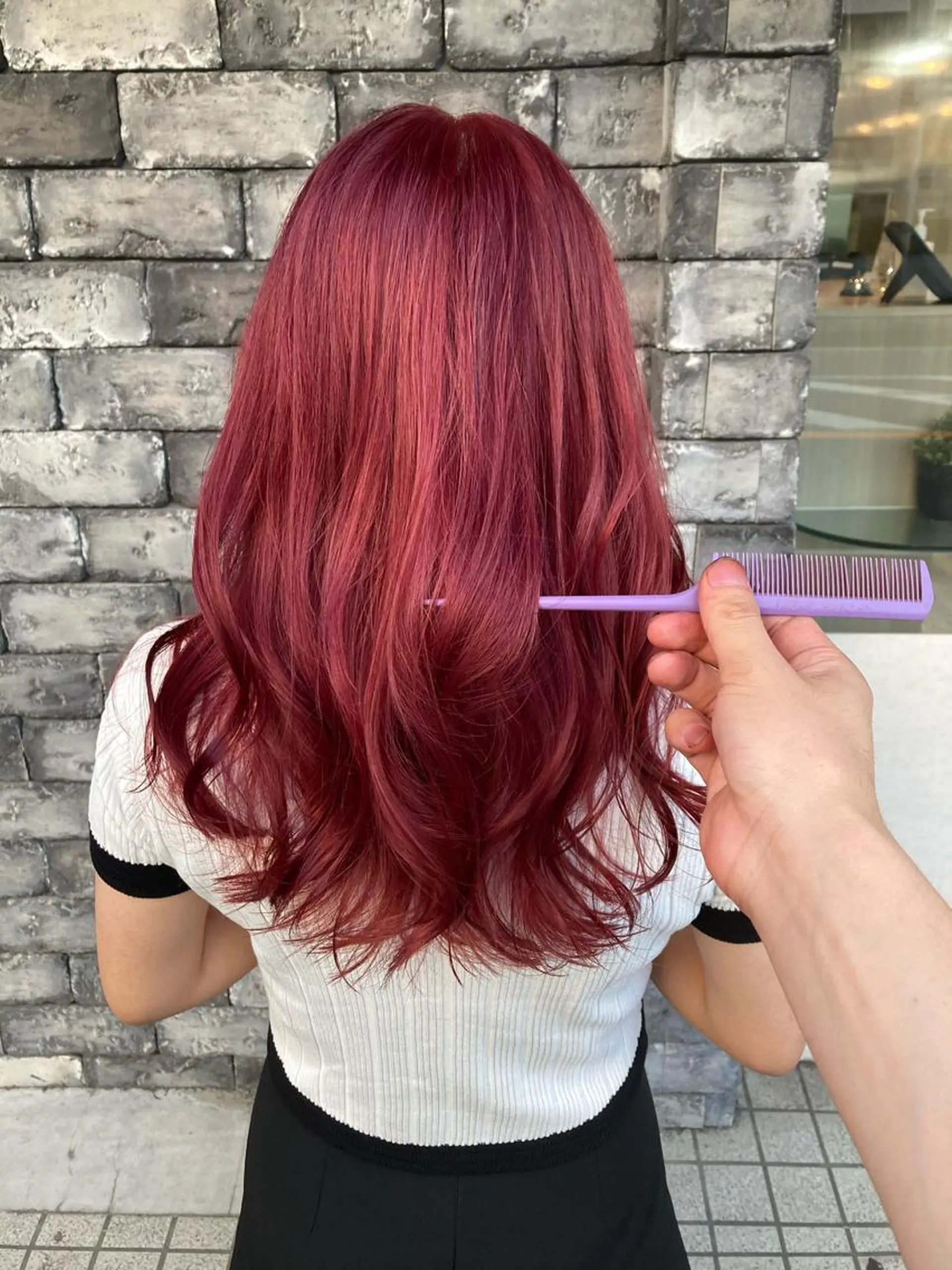 セミロング カラー ヘアカラー トリートメント ヘアセット ✂️似合わせの魔術師 石田一樹✂️のヘアスタイル