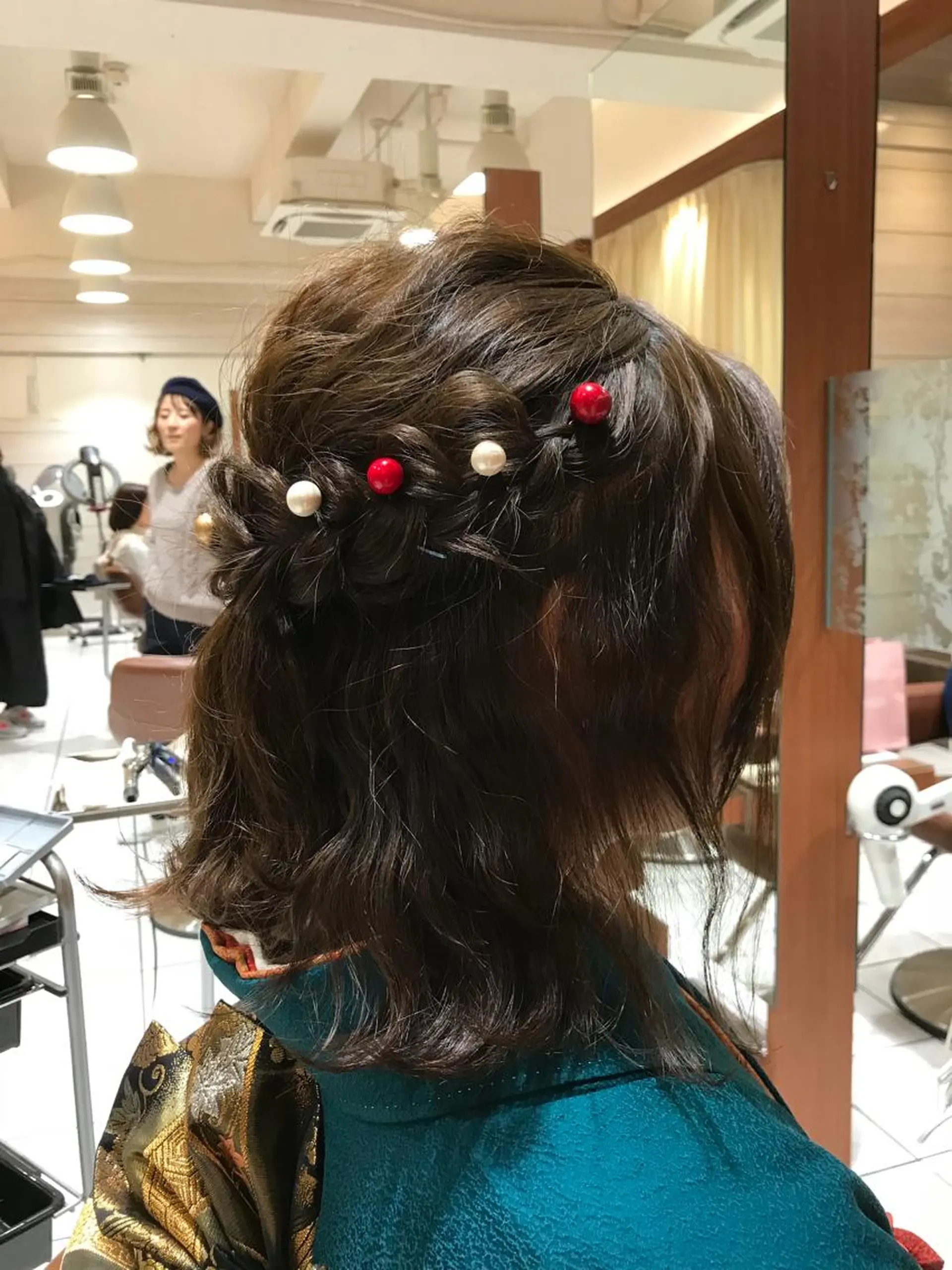 ヘアアレンジ 成人式 テラモト カズヨシのヘアスタイル