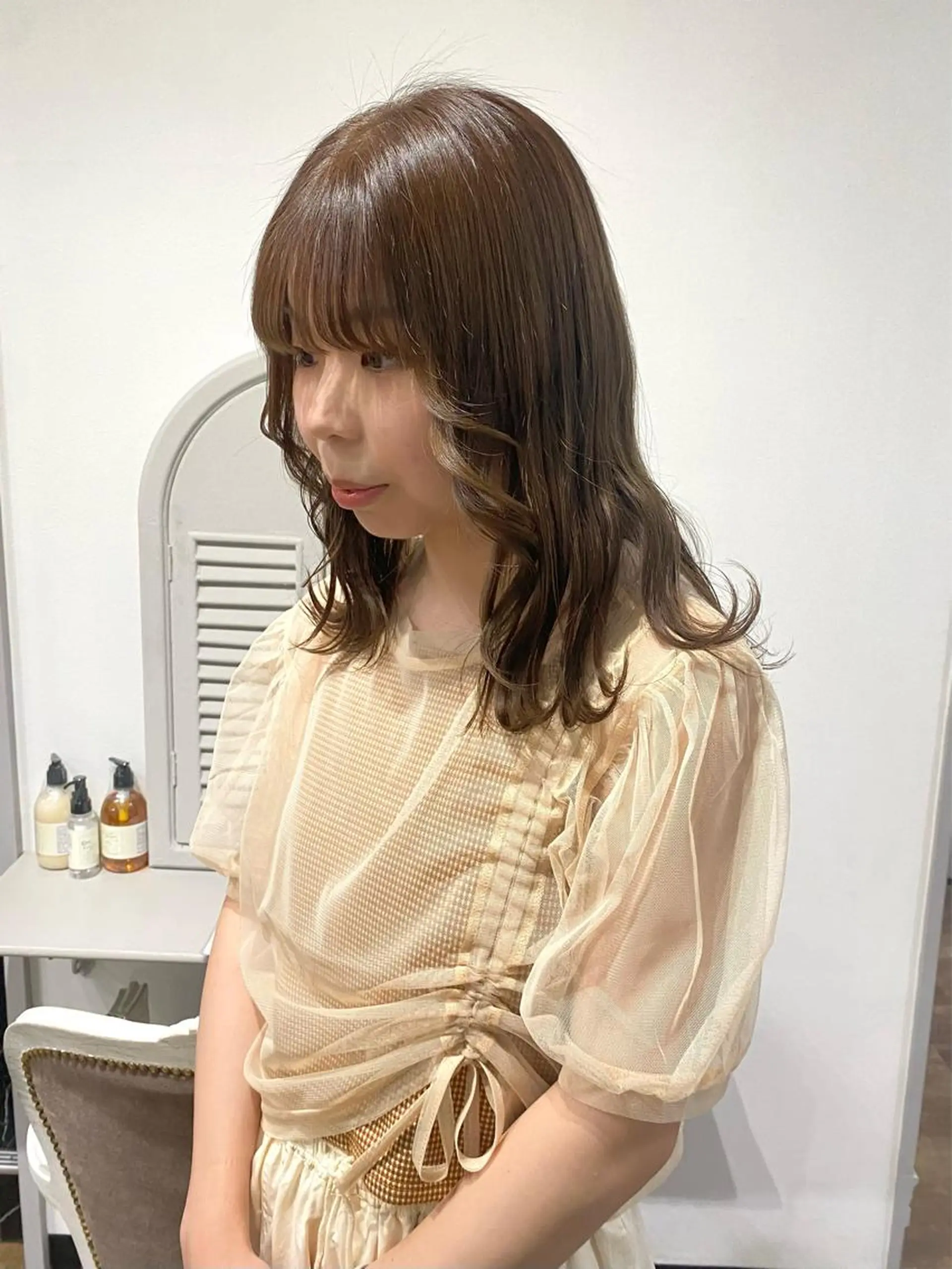 ロング カラー otoha✳︎ くすみ艶カラーのヘアスタイル