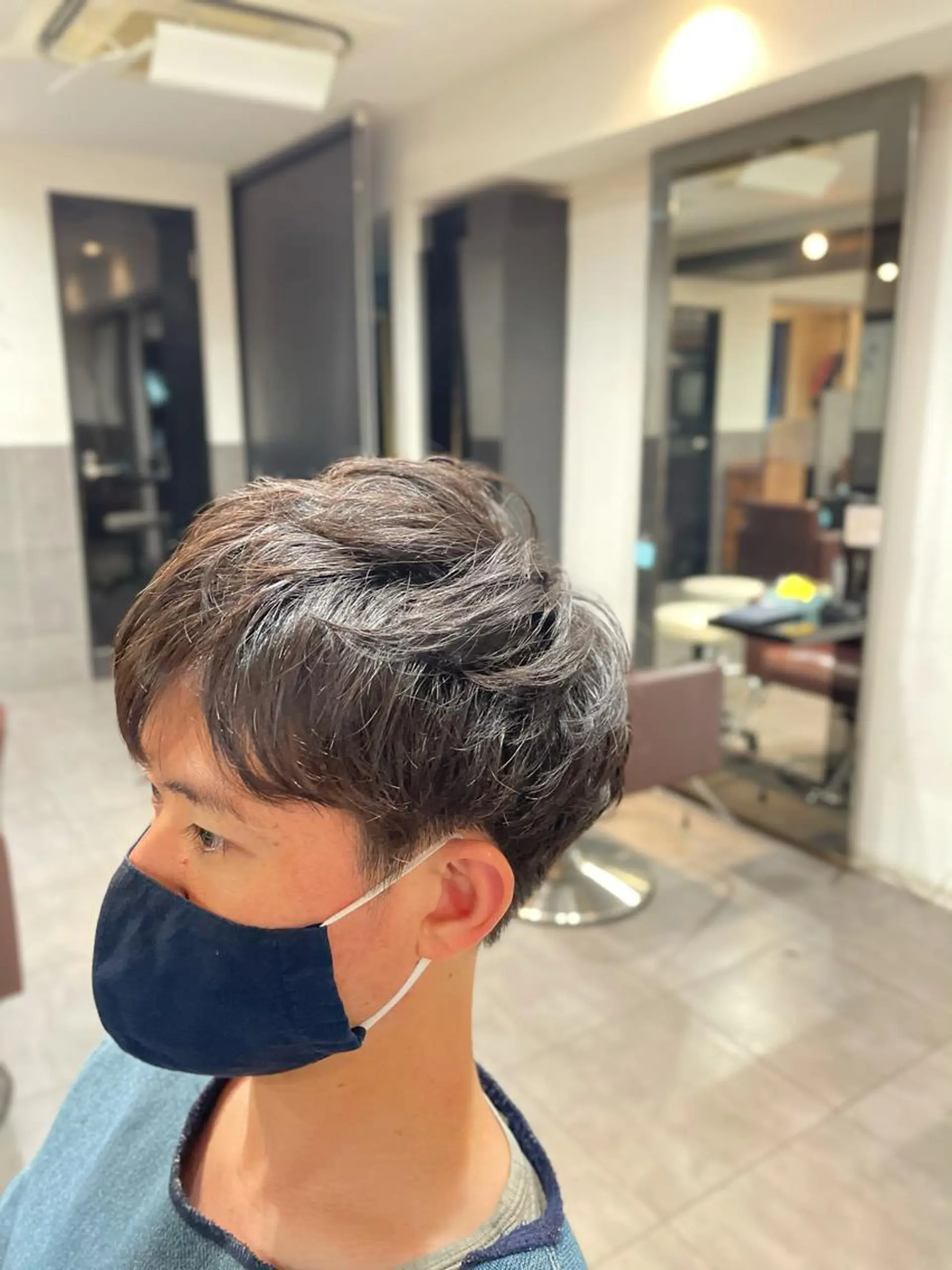 ショート カラー パーマ メンズ カット 新宿御苑前/新宿 Ryuseiのヘアスタイル