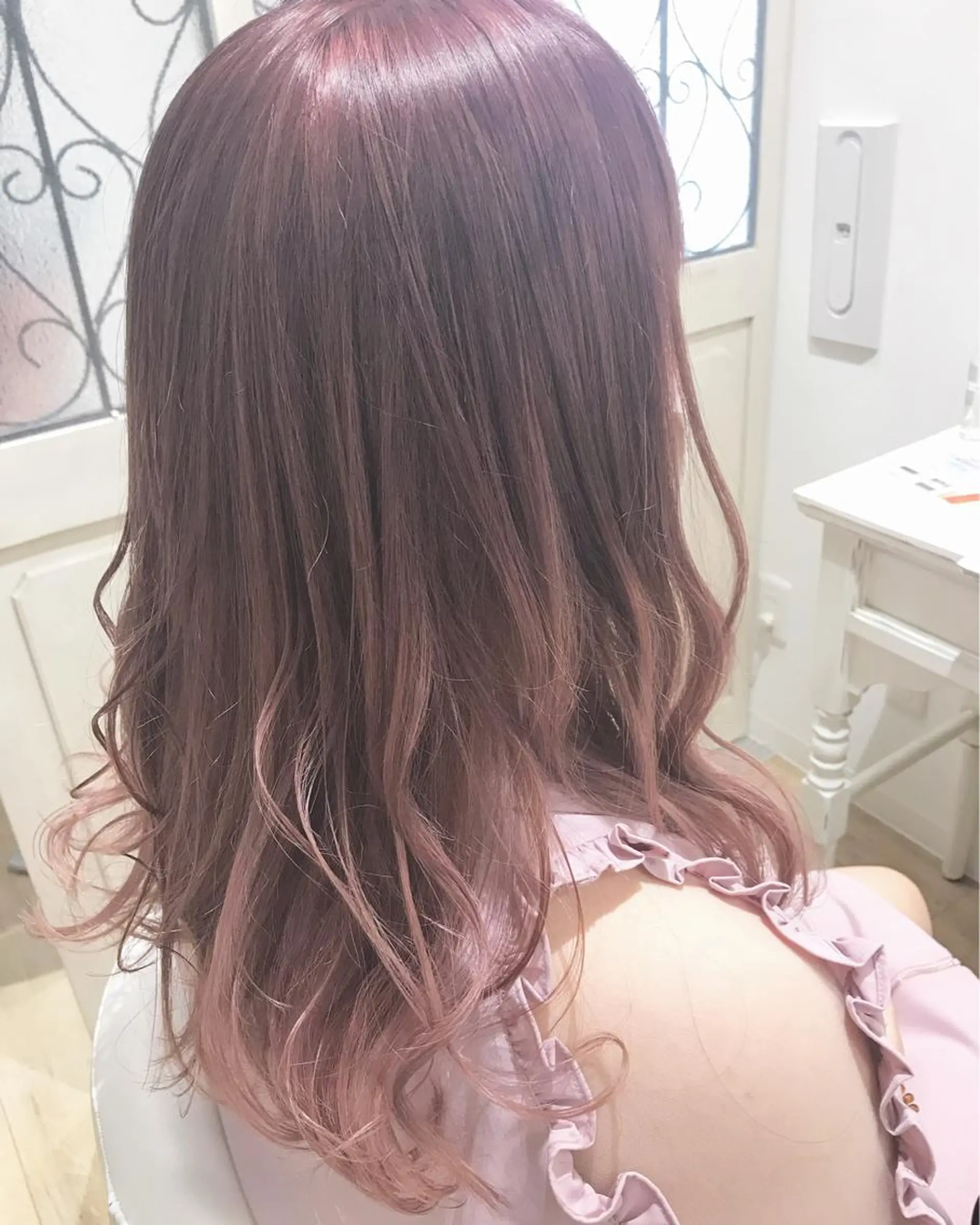 ロング カラー Lall  You 大阪所属・🥛洒落髪小顔cut なら龍崎🥛のヘアスタイル