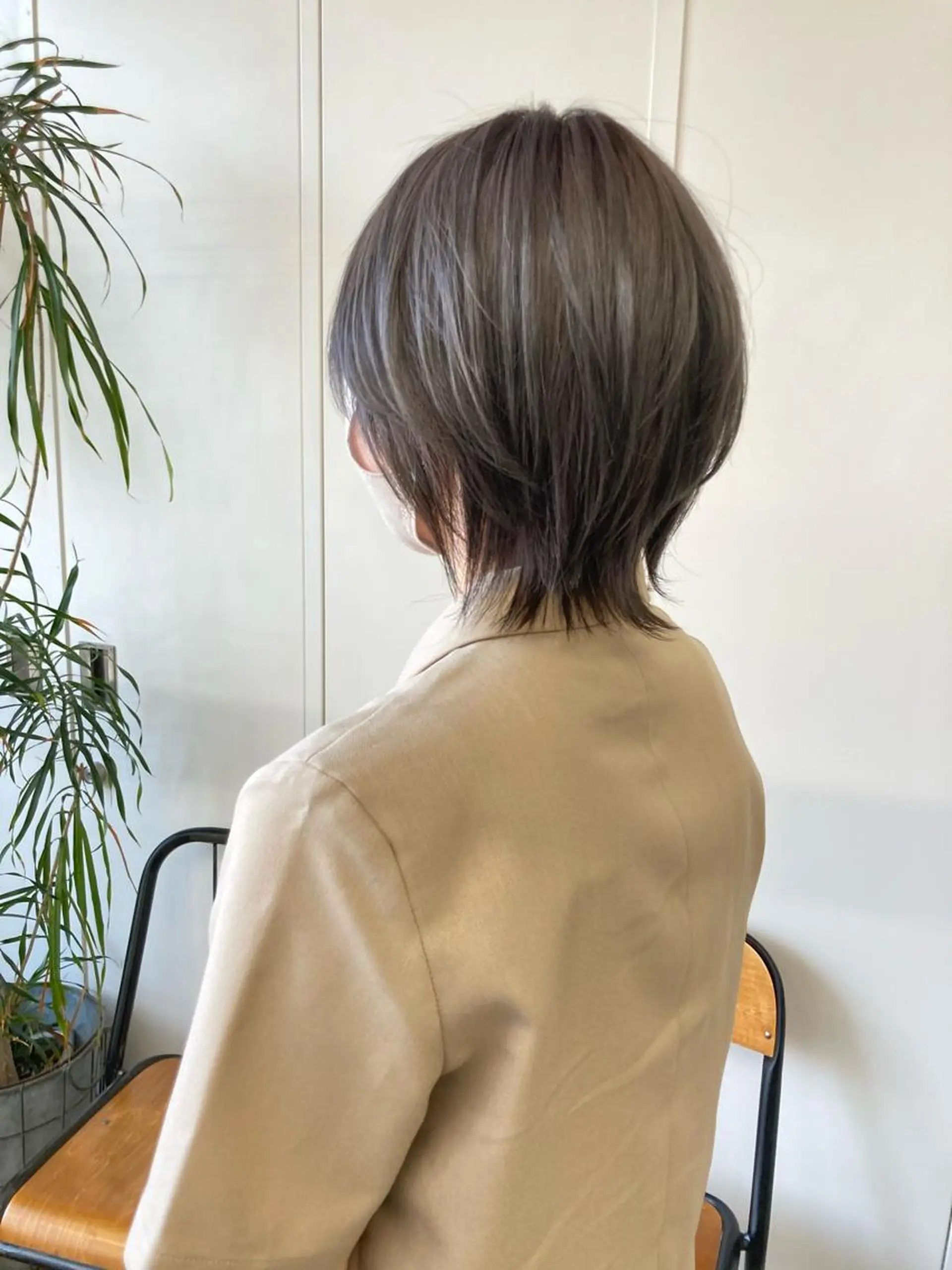 ショート カラー ベージュカラー ブリーチ ペールベージュ 小木曽智美 /ボブ/ショートのヘアスタイル