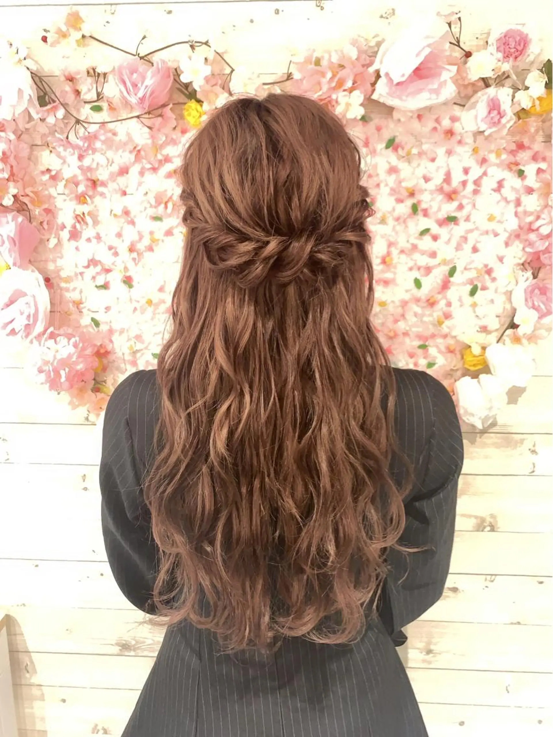 ロング ヘアアレンジ ヘアメイク エンカレッジのヘアスタイル