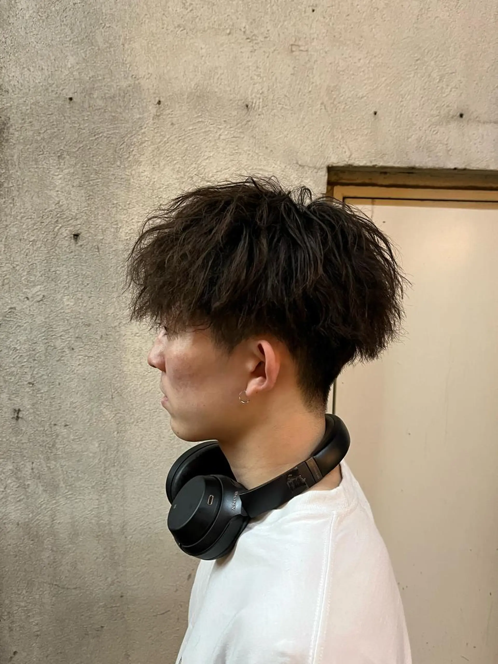 ショート パーマ メンズ カット パーマ トリートメント ヘアセット 🏆メンズヘア特化 🥇代表りんぺーのヘアスタイル