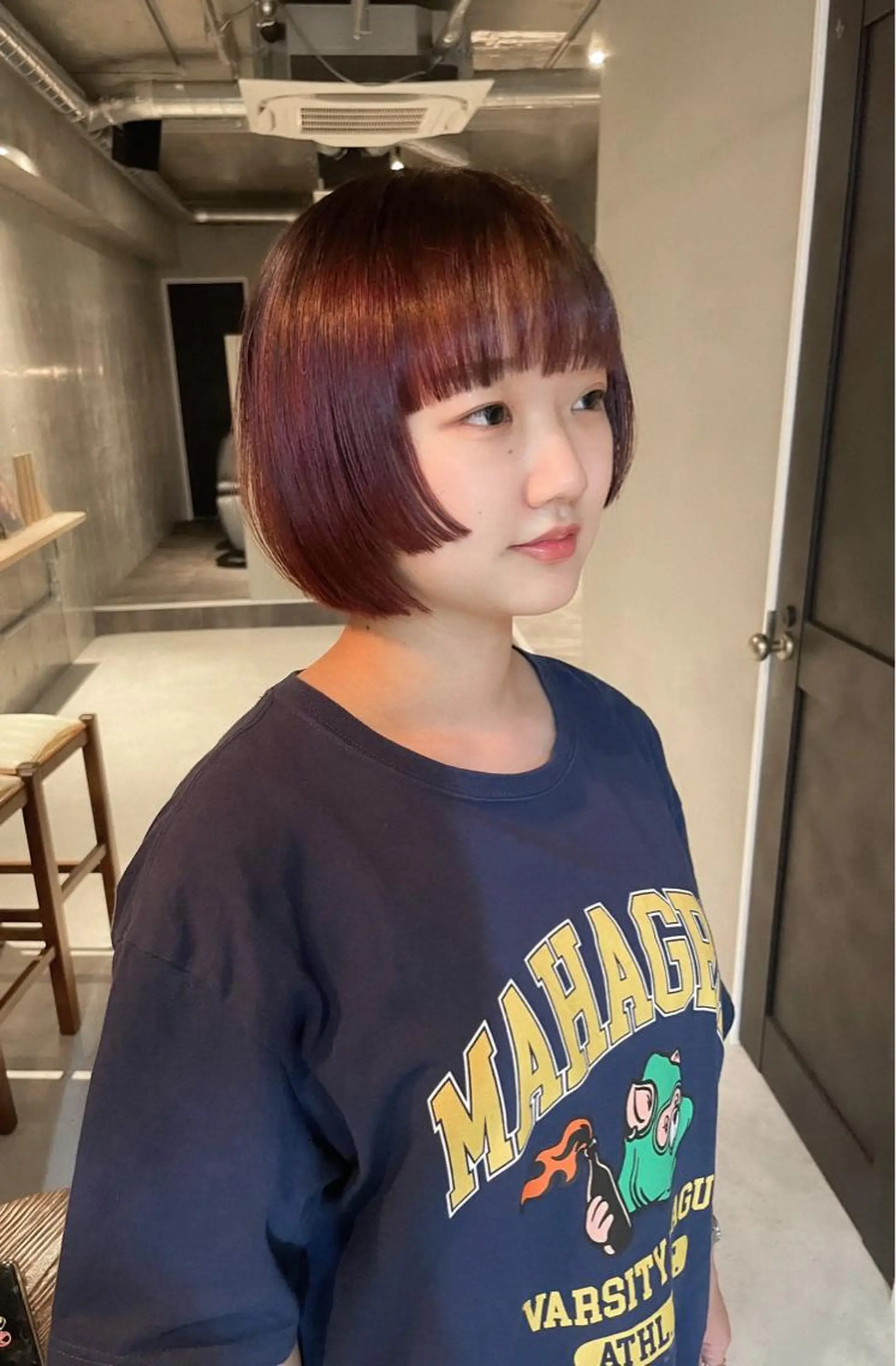 ミディアム ヘアカラー トリートメント 小野 龍樹のヘアスタイル