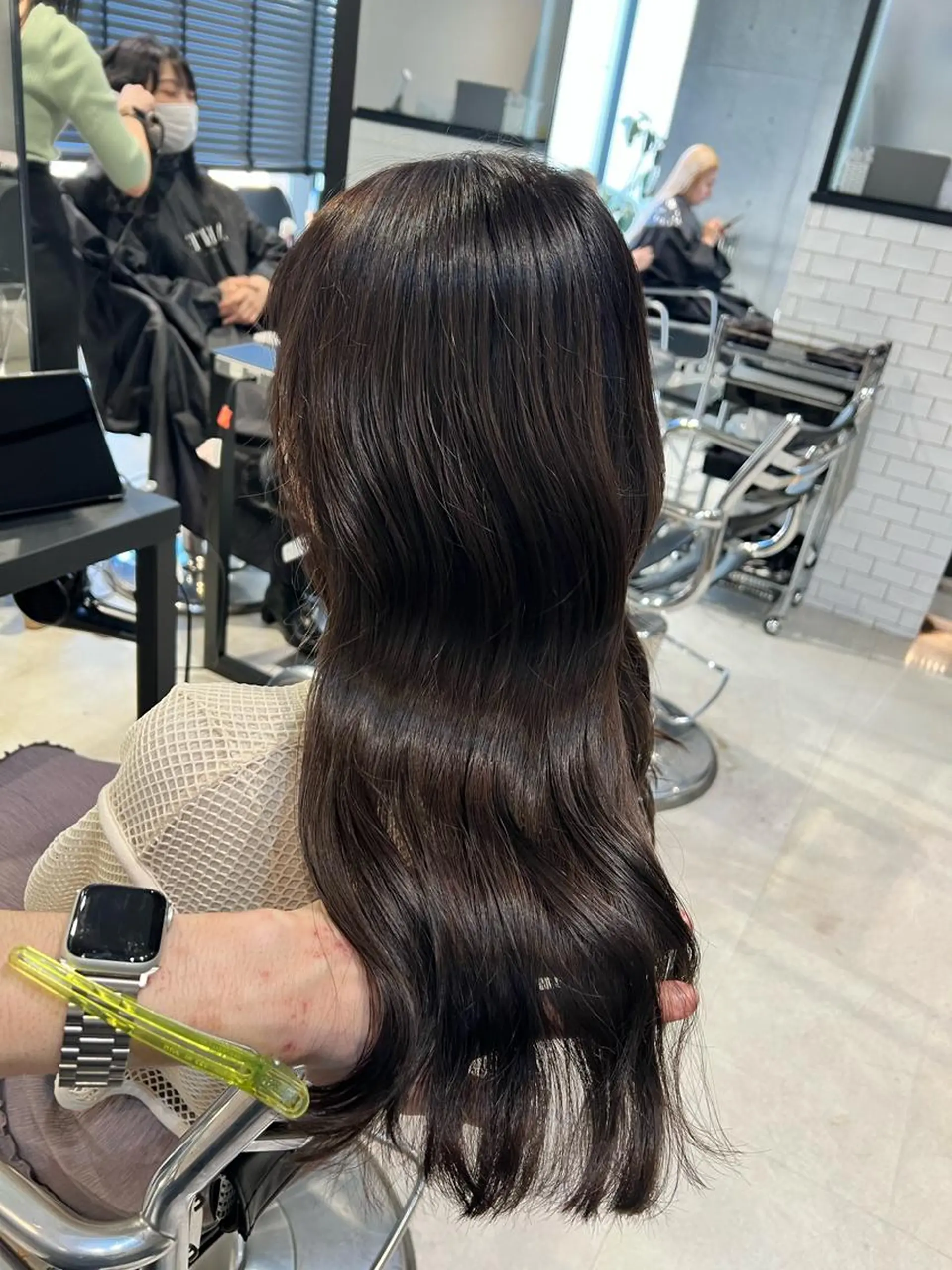 ロング カラー カット ヘアカラー トリートメント 赤みゼロ/透明感 カラー🌿KANTAのヘアスタイル