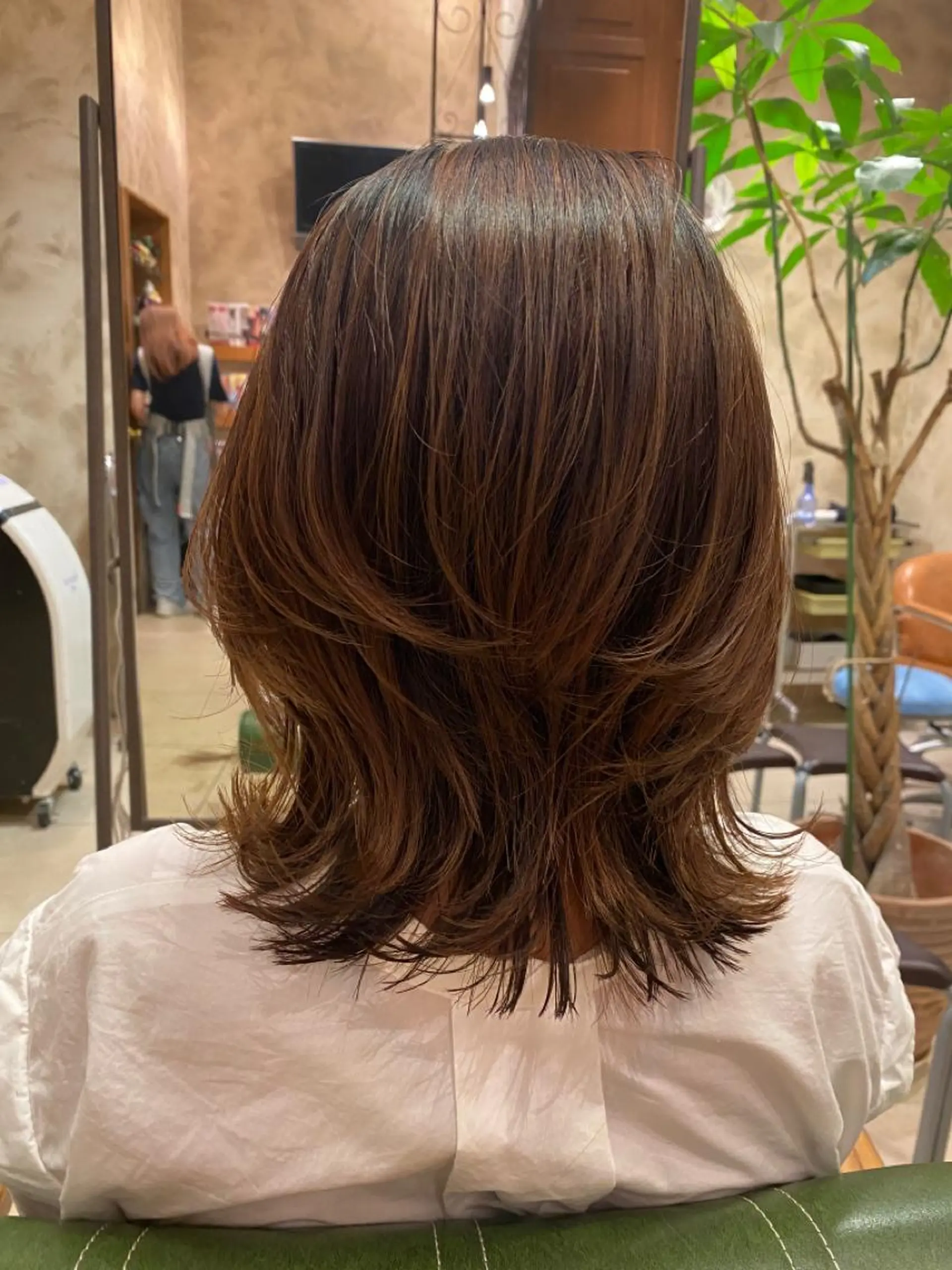 ミディアム sakamoto sayaのヘアスタイル