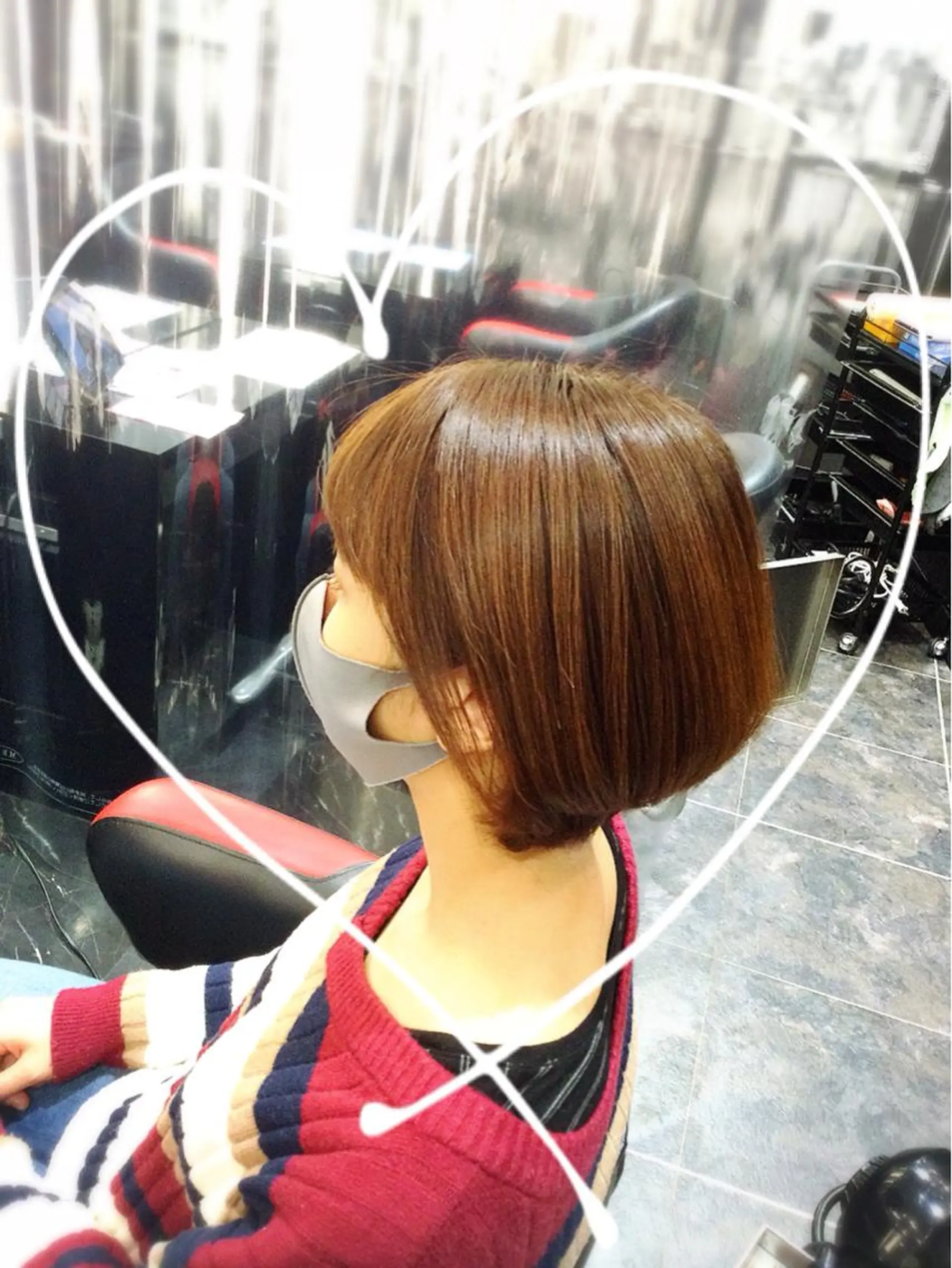 ショート カラー Annon プライベートサロンのヘアスタイル