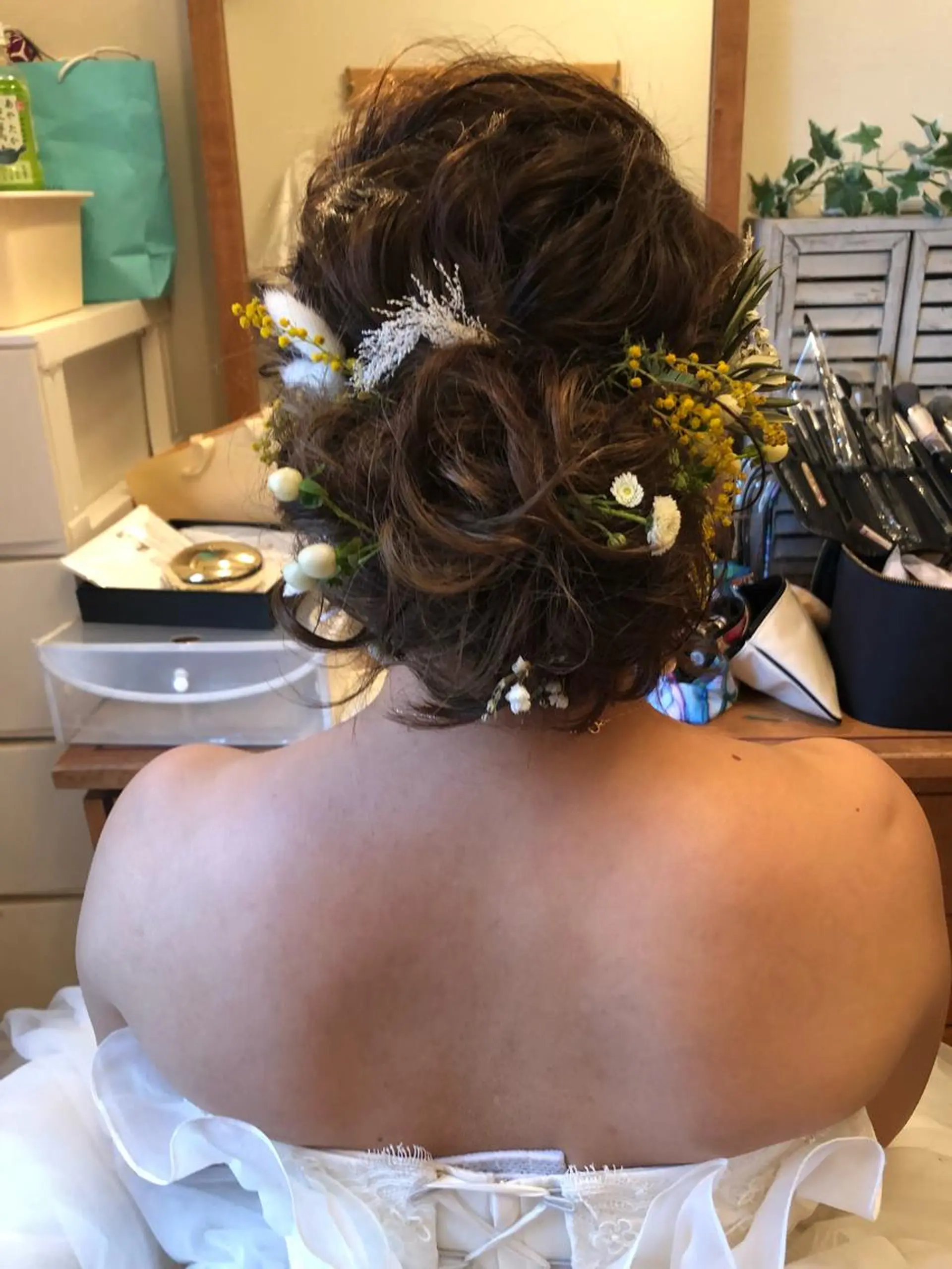 ミディアム ヘアアレンジ 田中 佐枝子のヘアスタイル