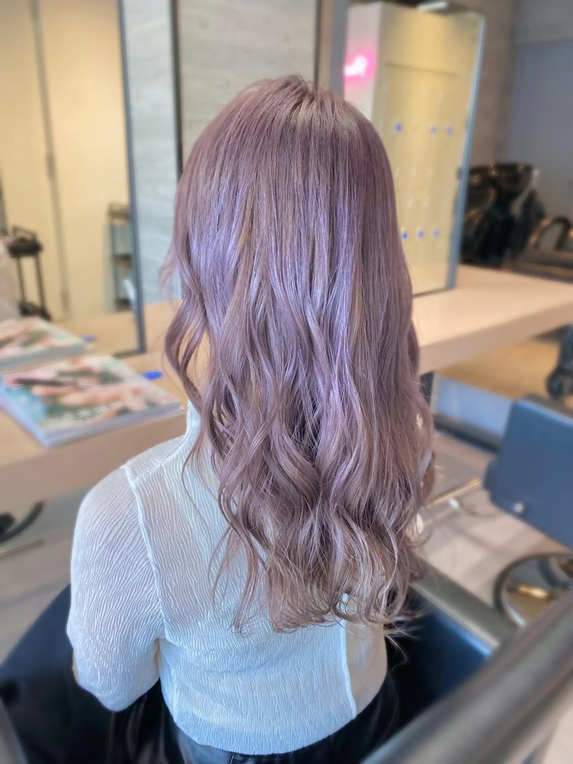 セミロング カラー 🪞個室サロン/韓国 艶髪/keito🪞のヘアスタイル